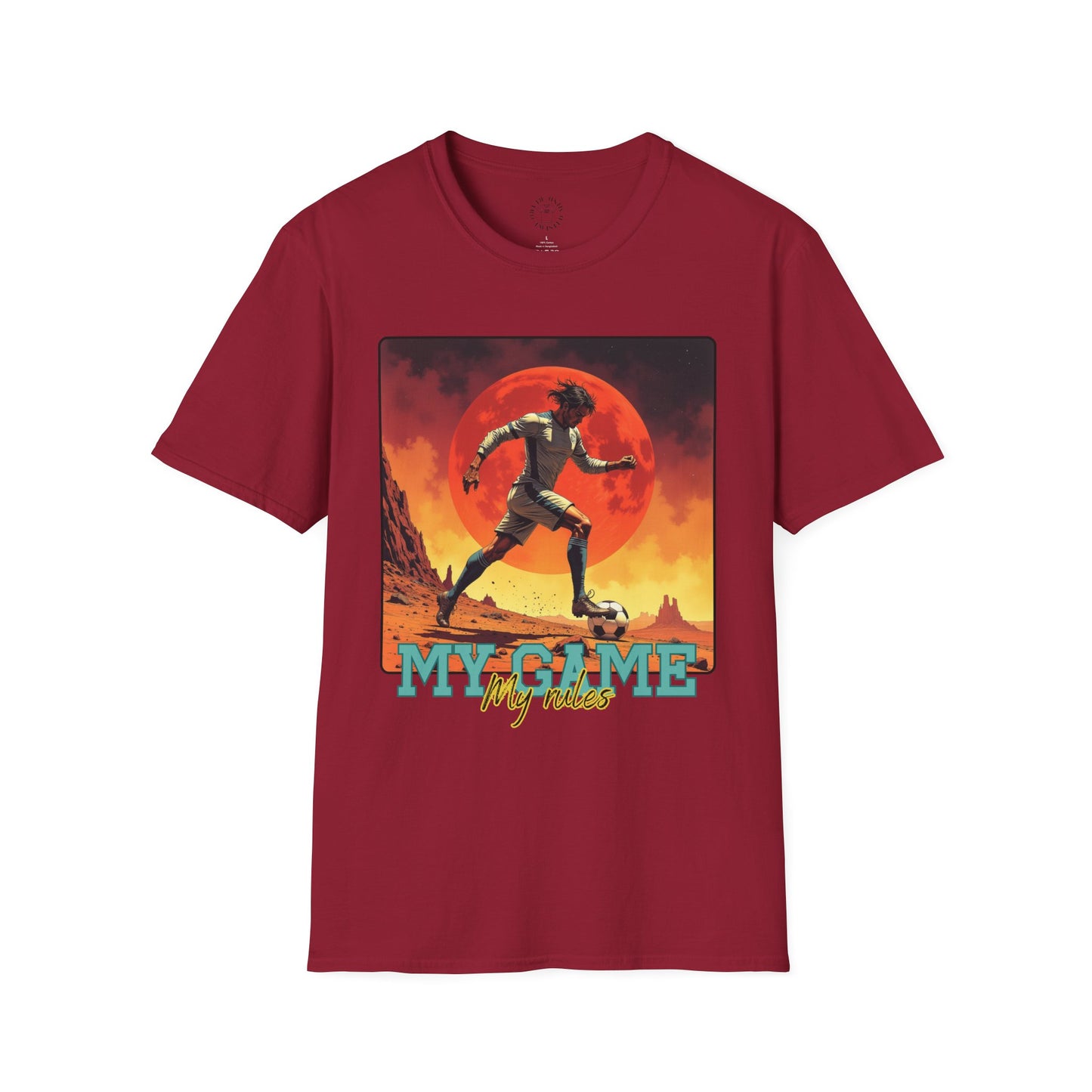 My Game My Rules Unisex Softstyle T-Shirt,soccer ,sport