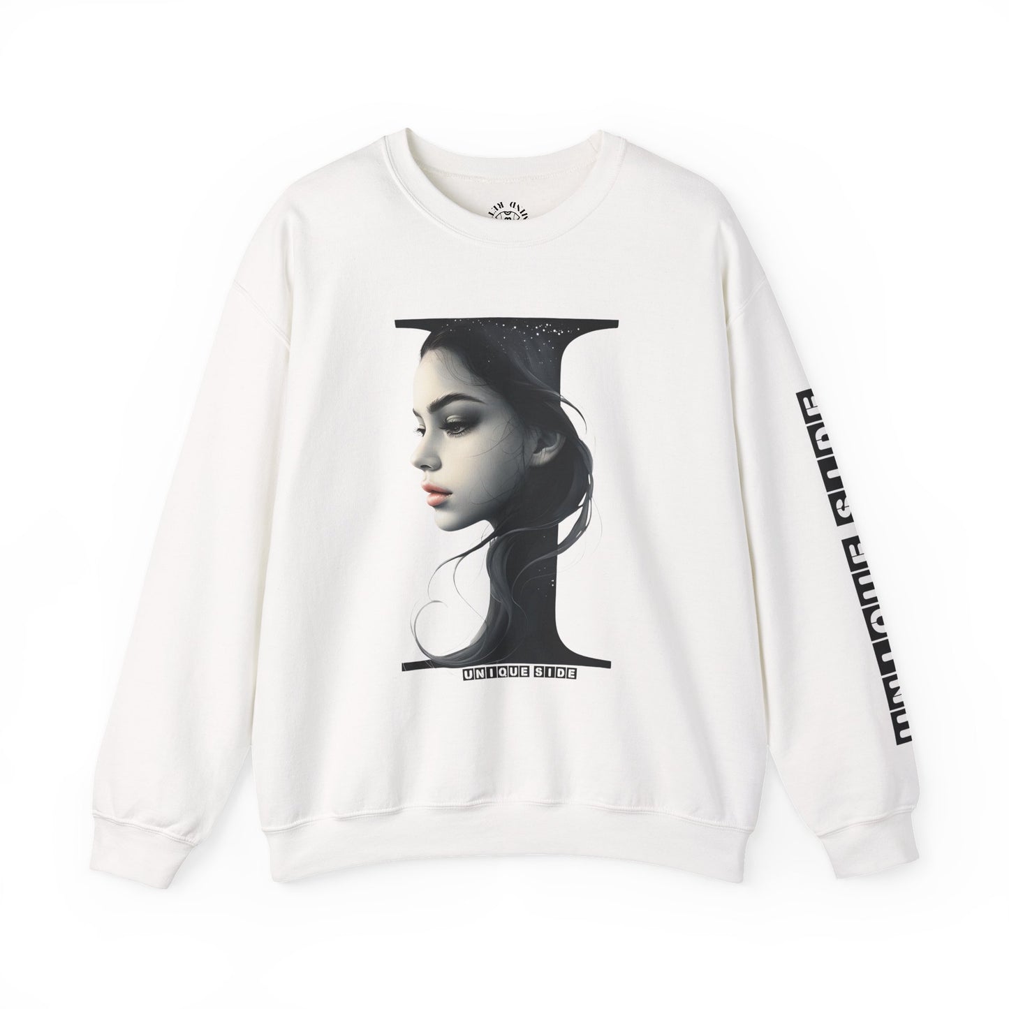 Letter I, Stylish Artistic Sweatshirt, Trendy Crewneck, Graphic Sweater, Cozy Unisex Top, Unique Gift for Art Lovers, Everyday Comfort