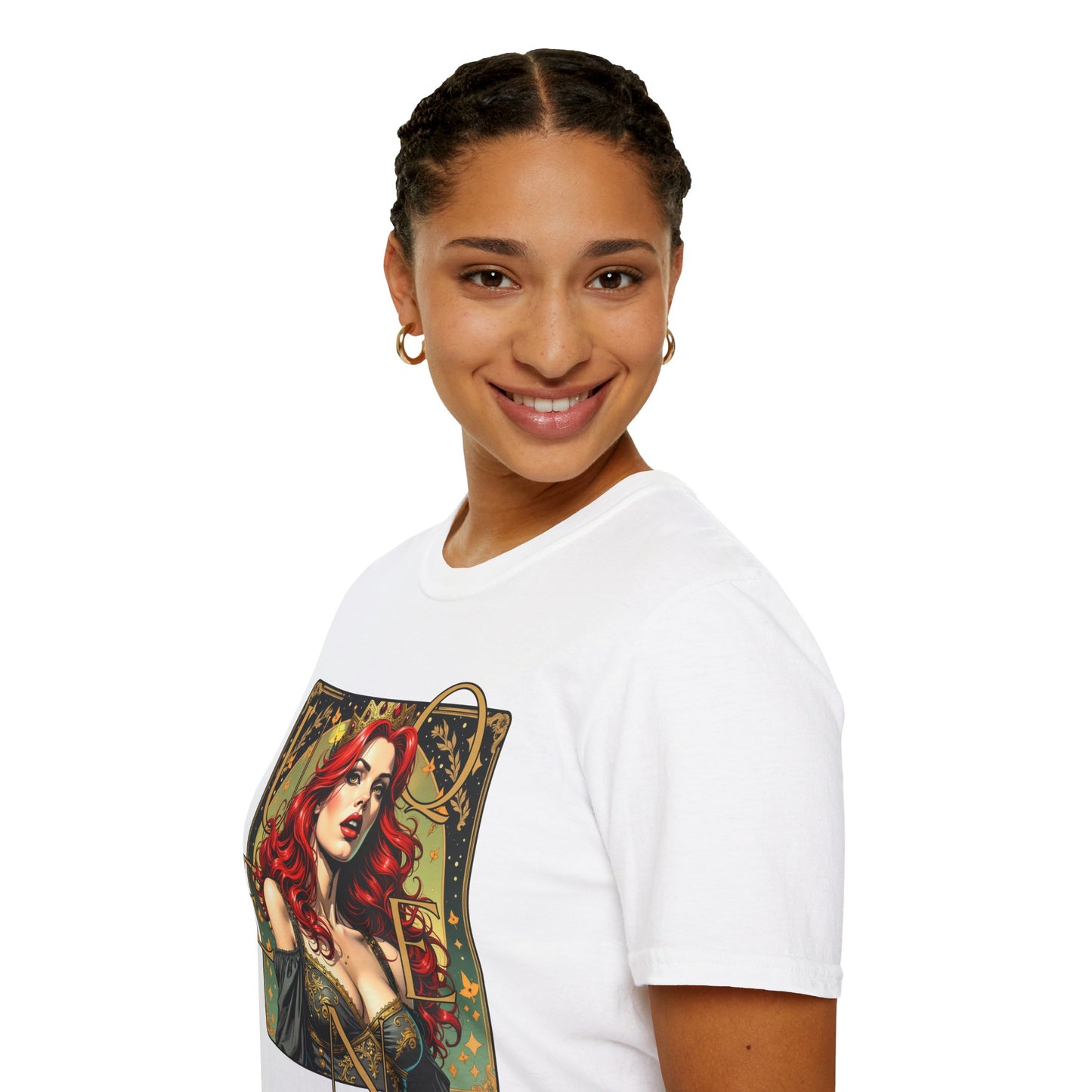 Enchanting Queen Graphic Unisex Softstyle T-Shirt,queen,girl