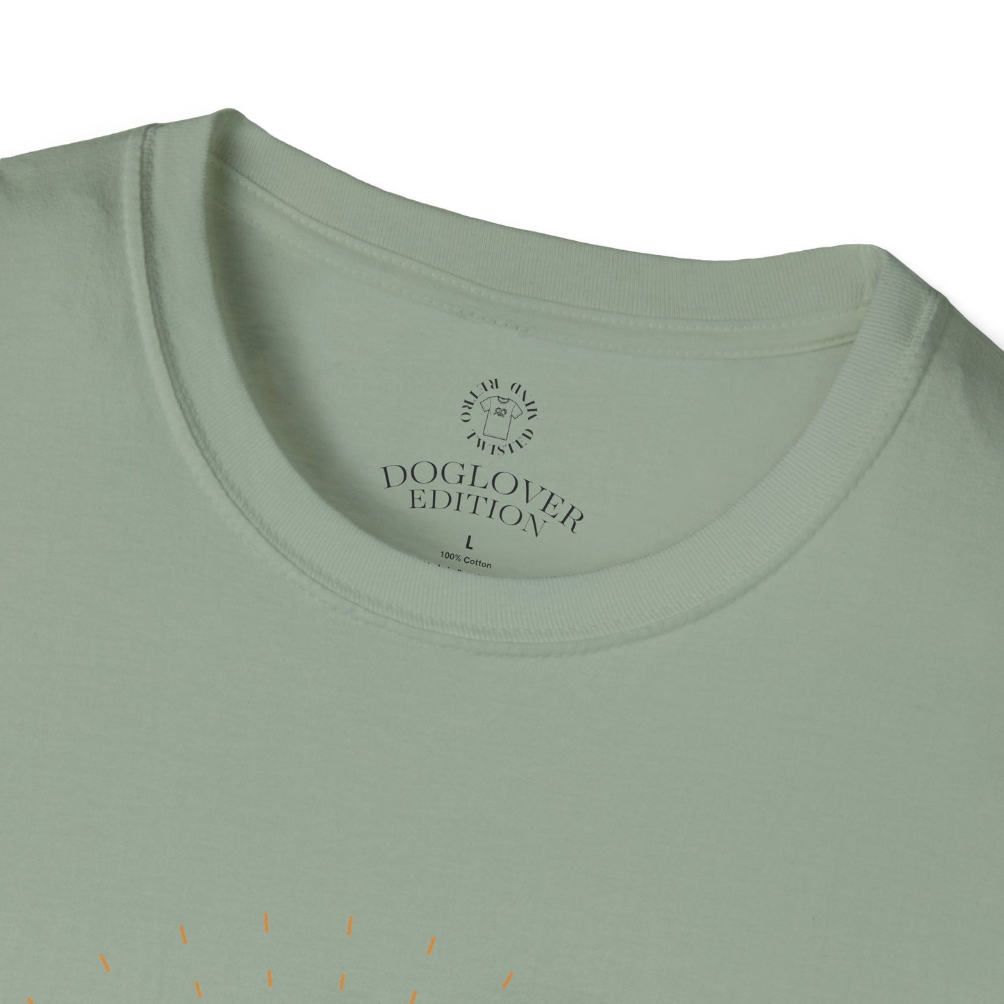 Golden Heart Bulldog Unisex Softstyle T-Shirt