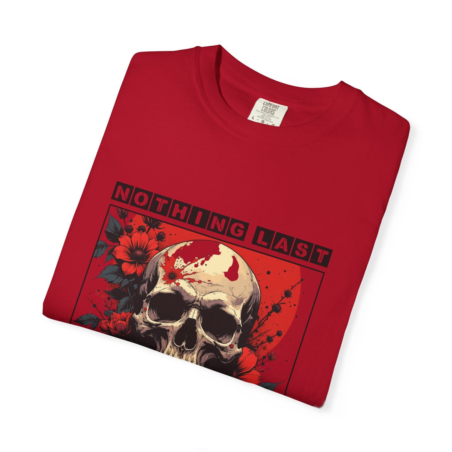 Edgy Skull Graphic T-Shirt - Unique Casual Wear, Unisex Streetwear, Gift for Music Lovers, Halloween Costume, Forever Quote Tee