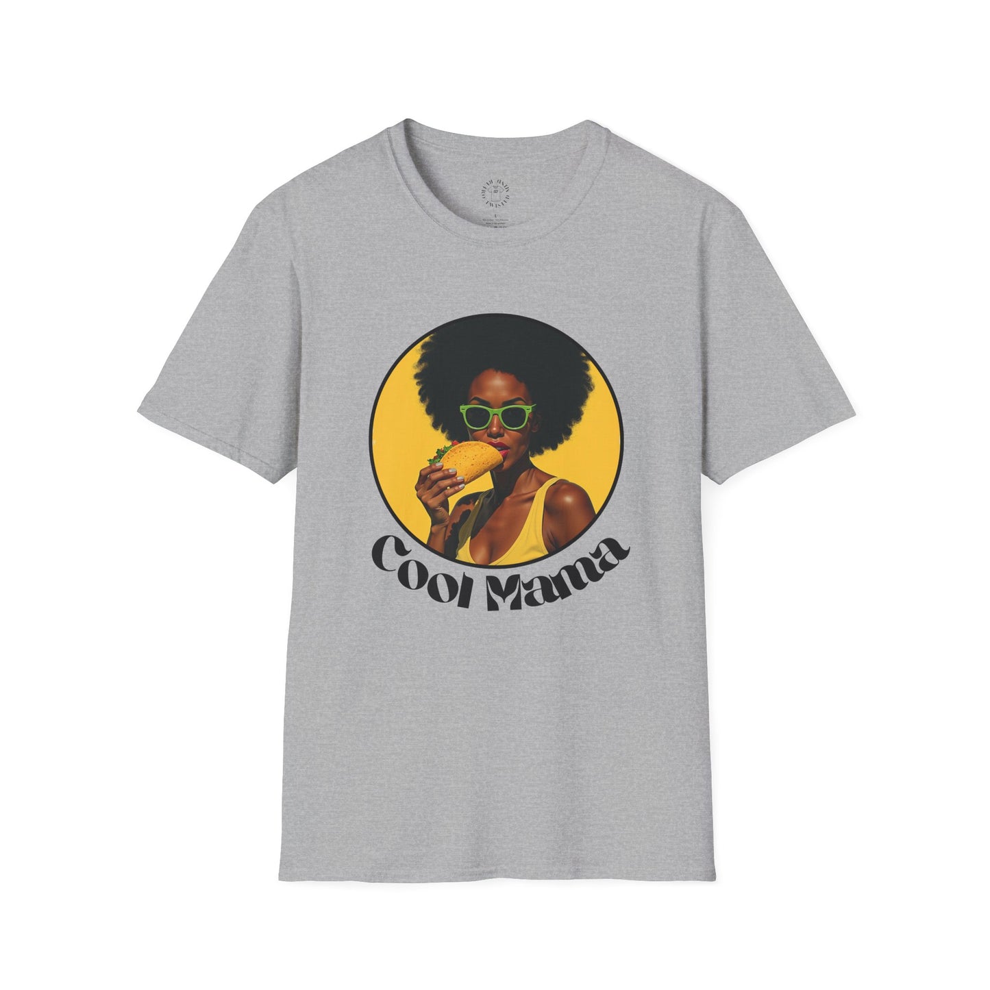 Cool Mama Unisex Softstyle T-Shirt - Fun & Funky Graphic Tee for Moms,mom