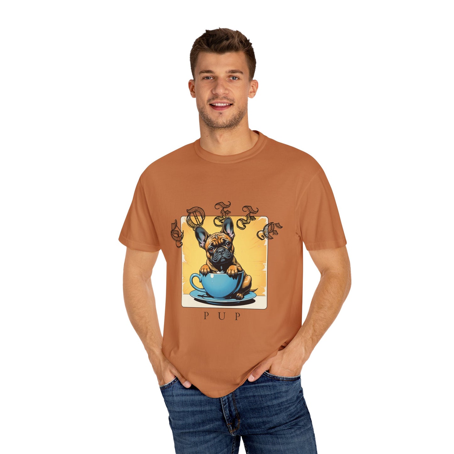 Playful Pup Unisex Garment-Dyed T-Shirt