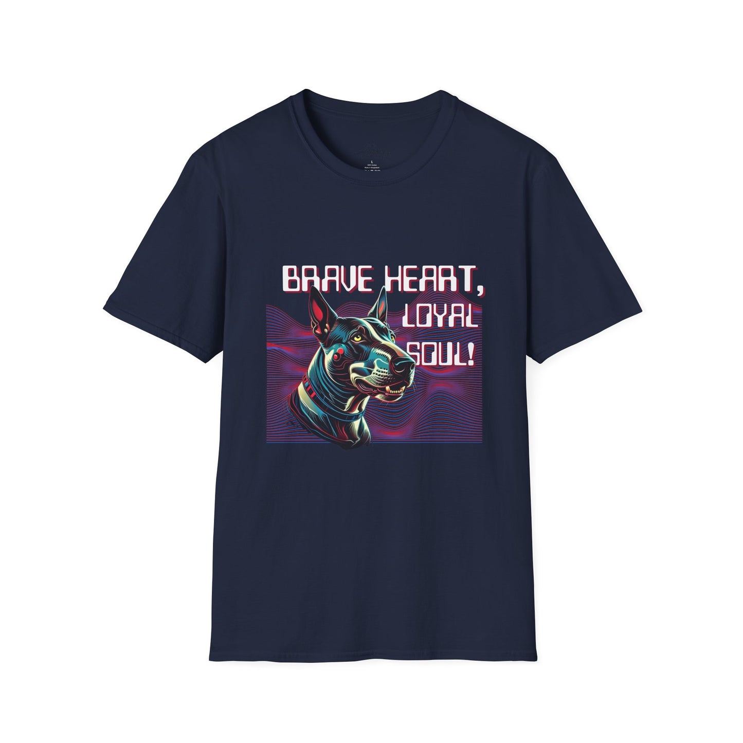 Brave Heart Loyal Soul Unisex T-Shirt - Inspirational Dog Lover Tee