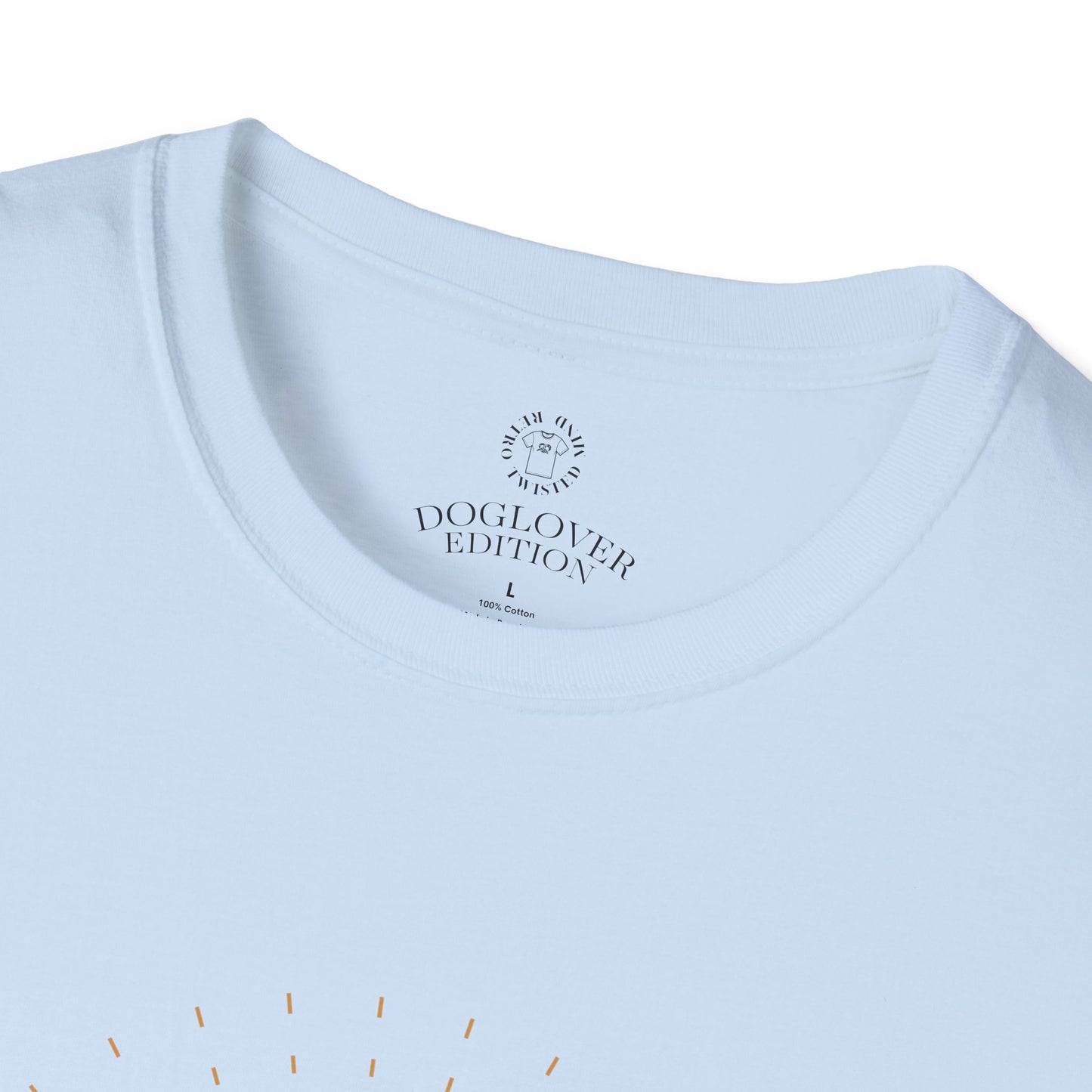 Golden Heart Bulldog Unisex Softstyle T-Shirt
