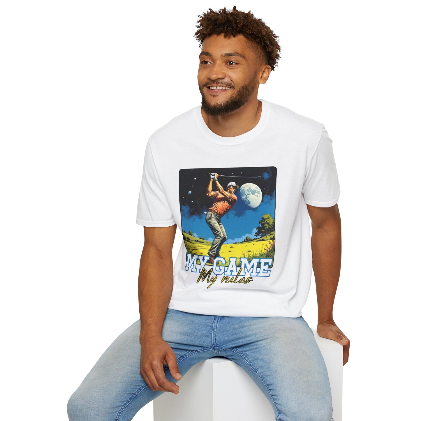 My Game My Rules,Unisex Softstyle T-Shirt,sport