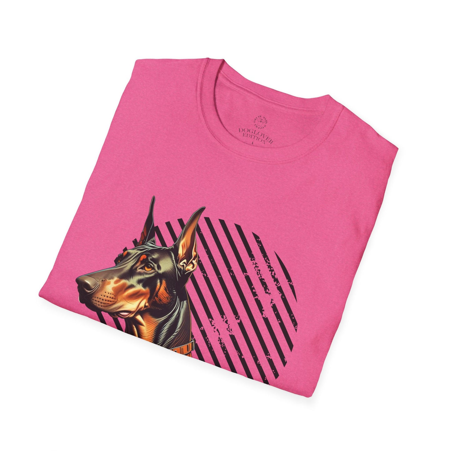 Pure Love Doberman Unisex Softstyle T-Shirt