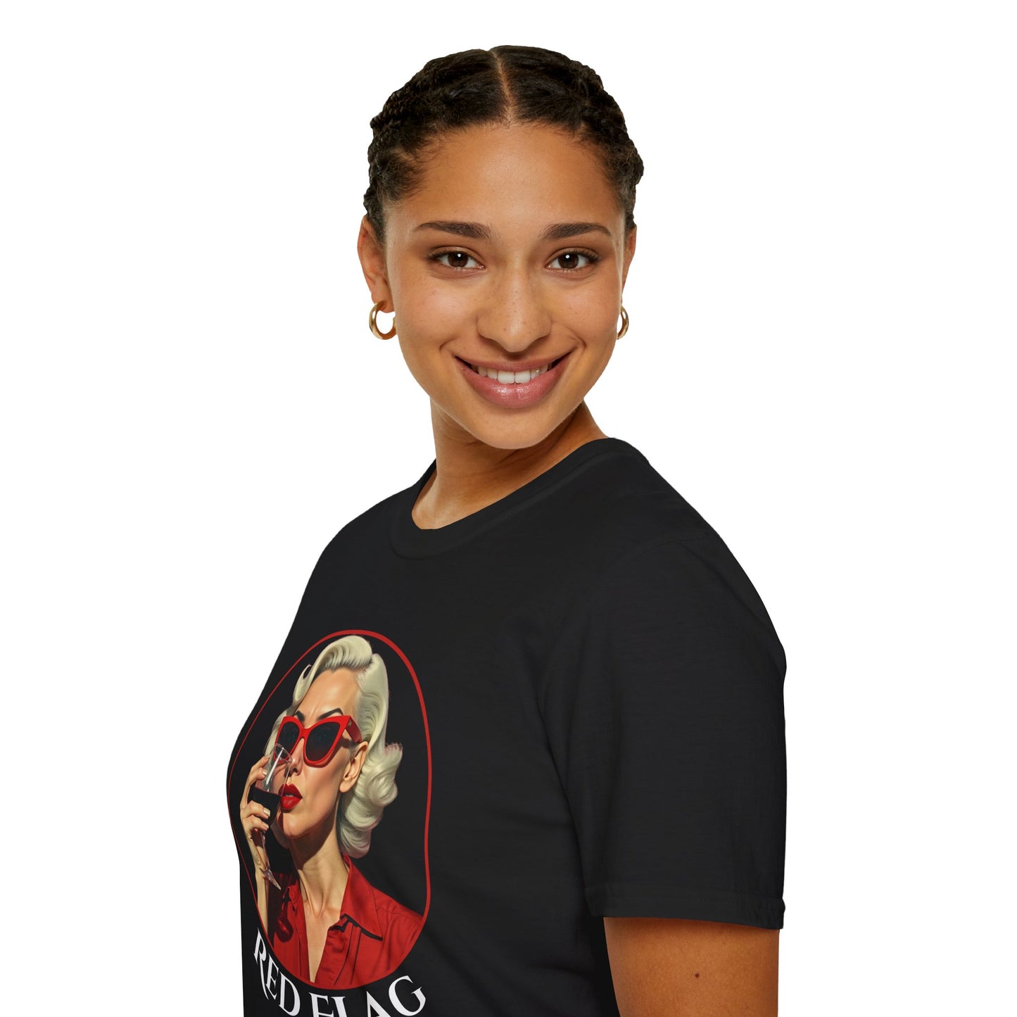 Vintage Red Flag T-Shirt for Fun-Loving Souls.twisted