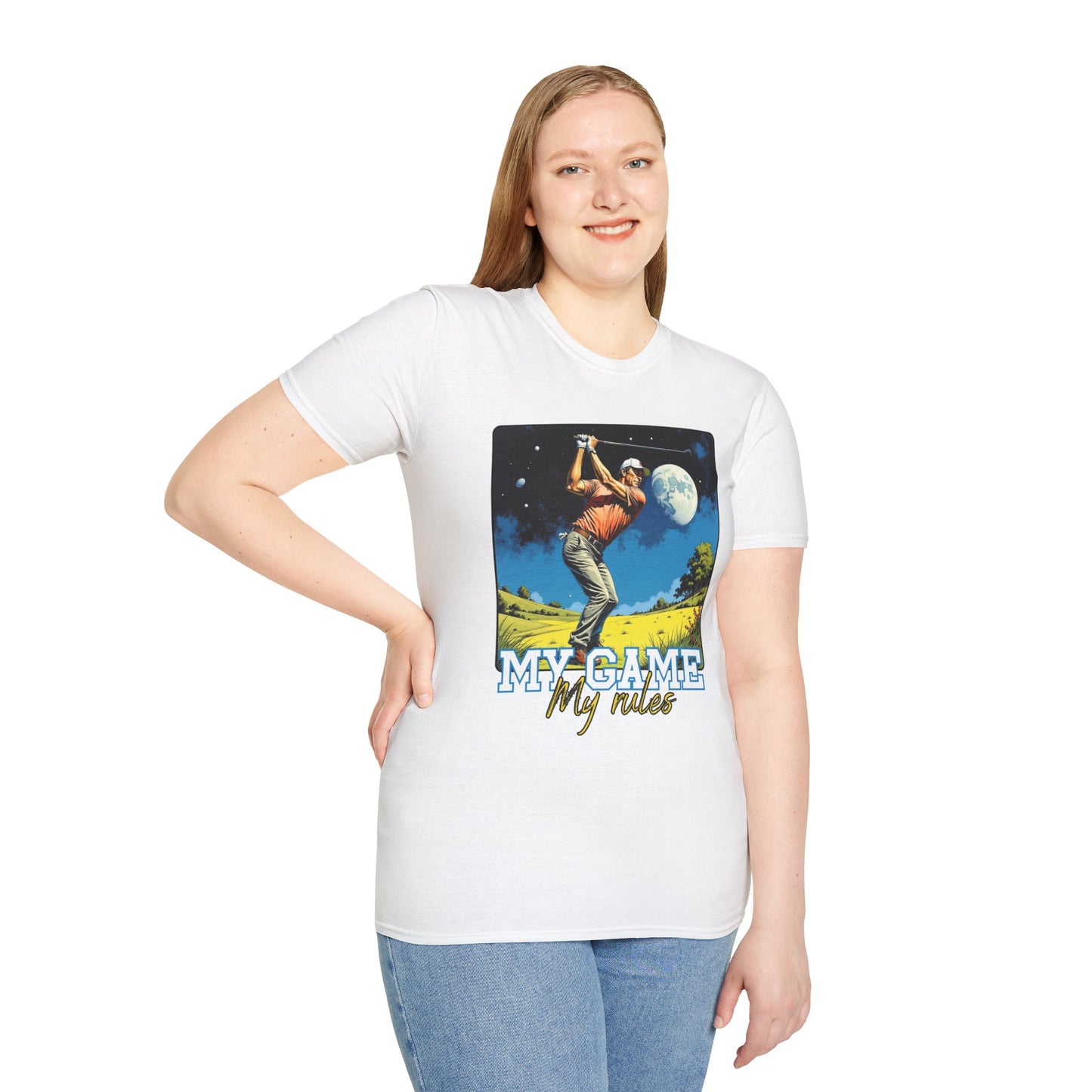 My Game My Rules,Unisex Softstyle T-Shirt,sport