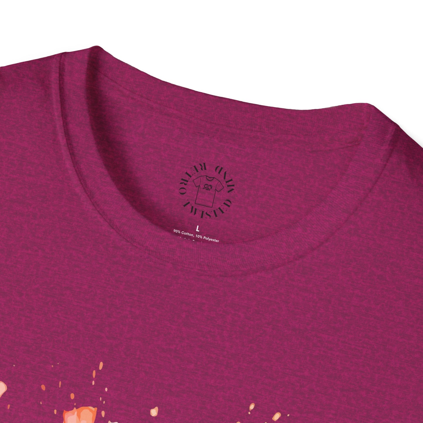 Colorful Artistic T-Shirt with Inspirational Design, Unisex Softstyle Tee, Gift for Art Lovers, Casual Wear, Birthday Gift Idea