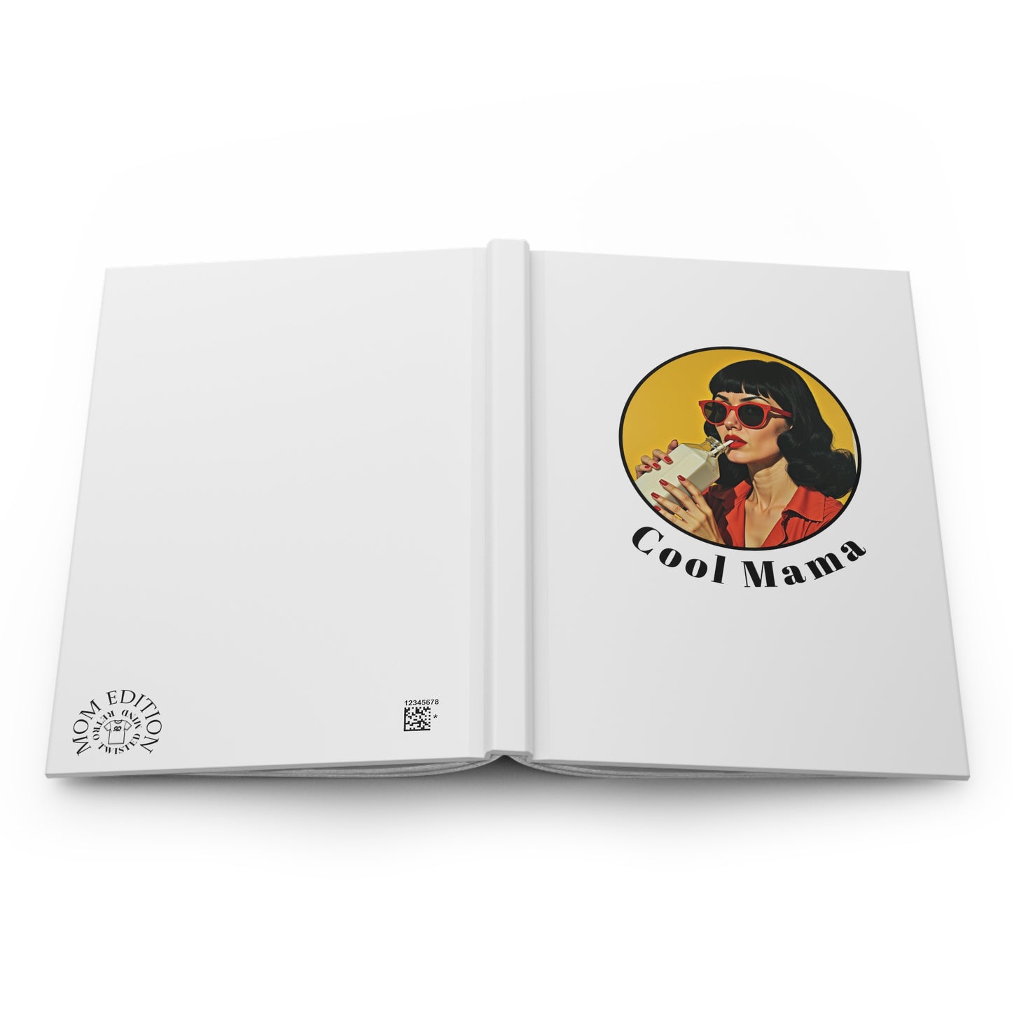 Retro Cool Mama Journal - Stylish Hardcover for Moms, Gifts for Mothers Day, Journaling, Note-Taking, Home Office Decor