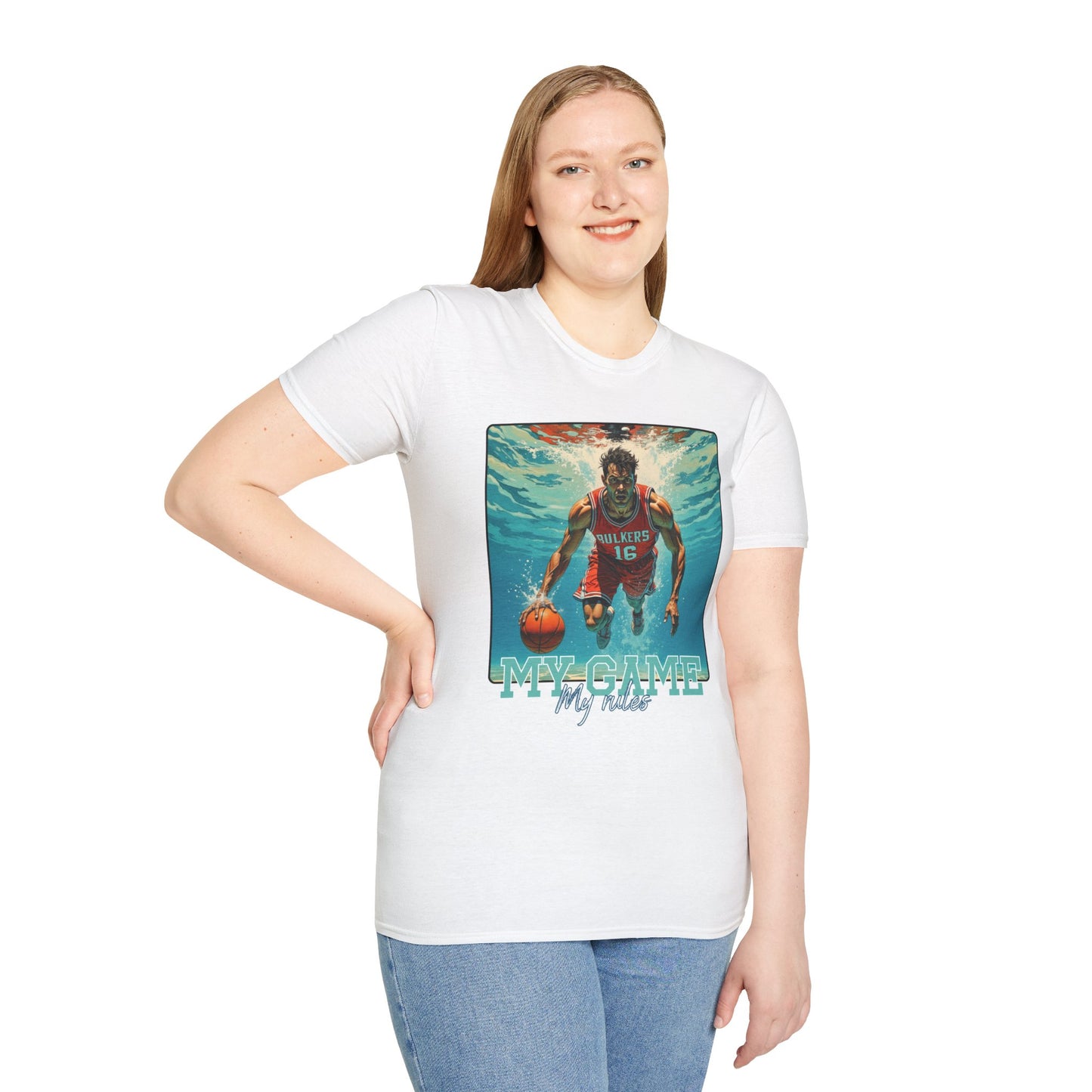 Unisex Softstyle T-Shirt ,basketball,sport