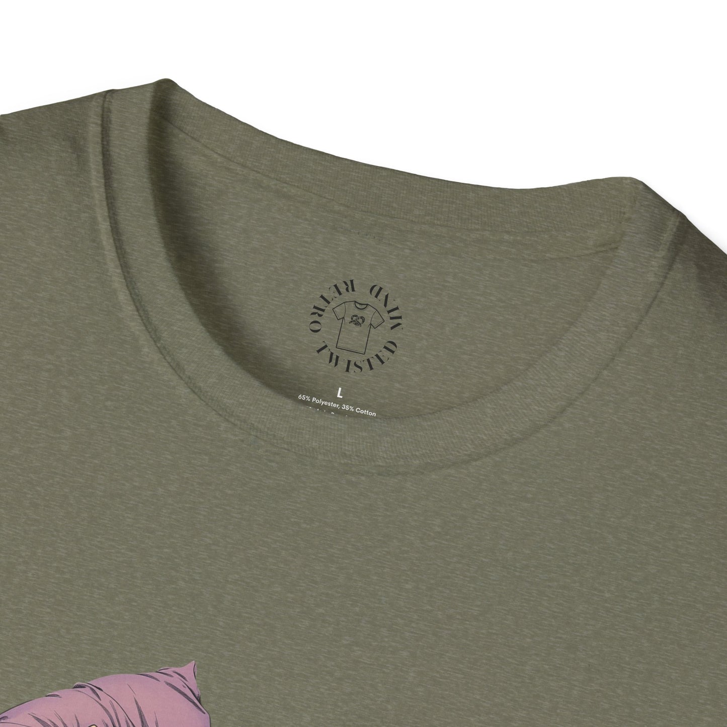 Follow your dream,Go Back to Bed Unisex Softstyle T-Shirt - Sleepy Vibe Tee,