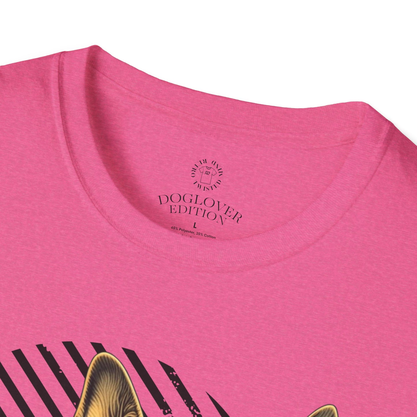 German Shepherd Pure Love Unisex Softstyle T-Shirt .dog