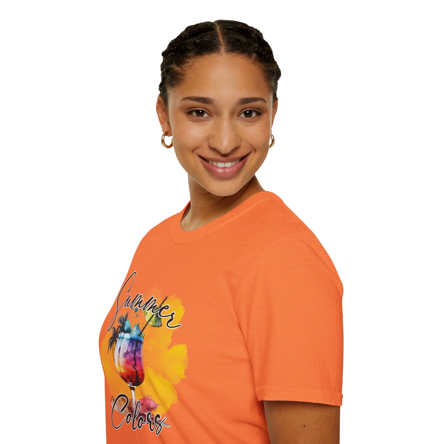 Summer Colors T-Shirt, Unisex Tee for Beach Days, Vacation Style, Summer Outing, Travel Shirt, Gift for Him/Her