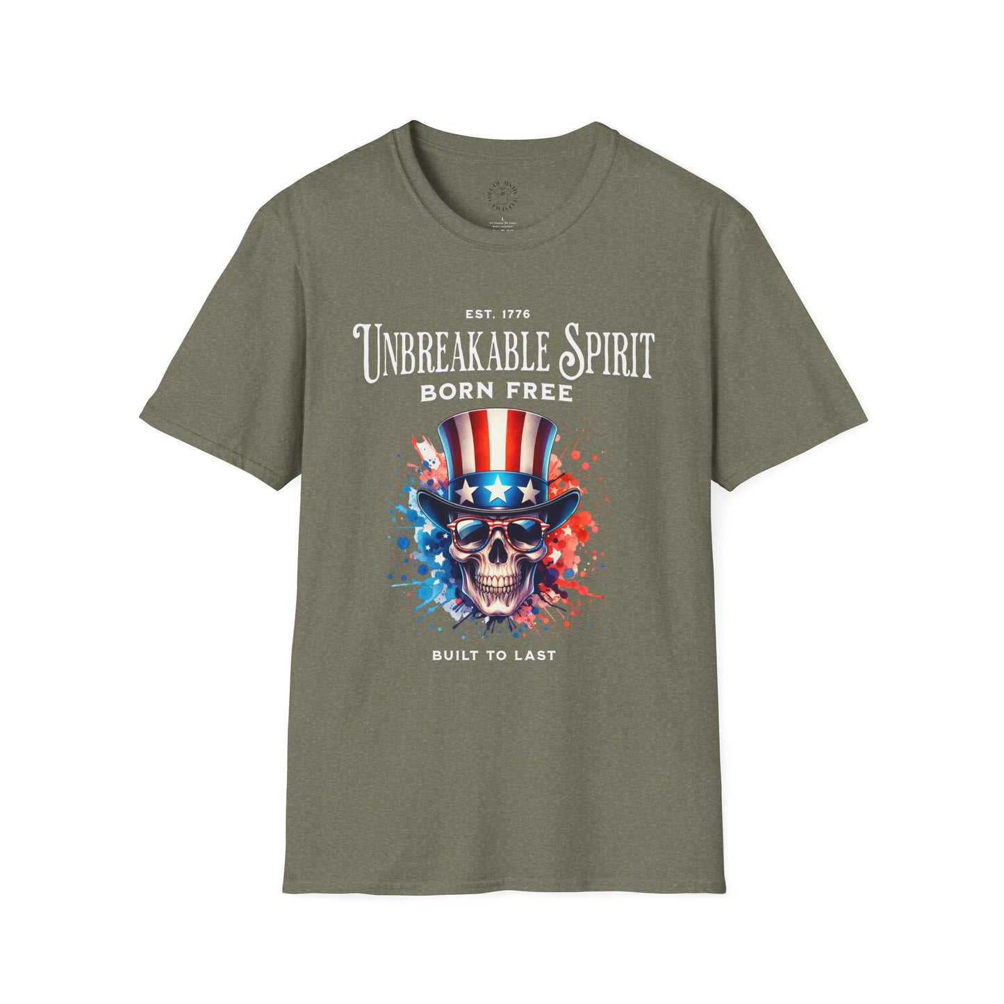 Patriotic Skull T-Shirt | Unisex Independence Day Tee
