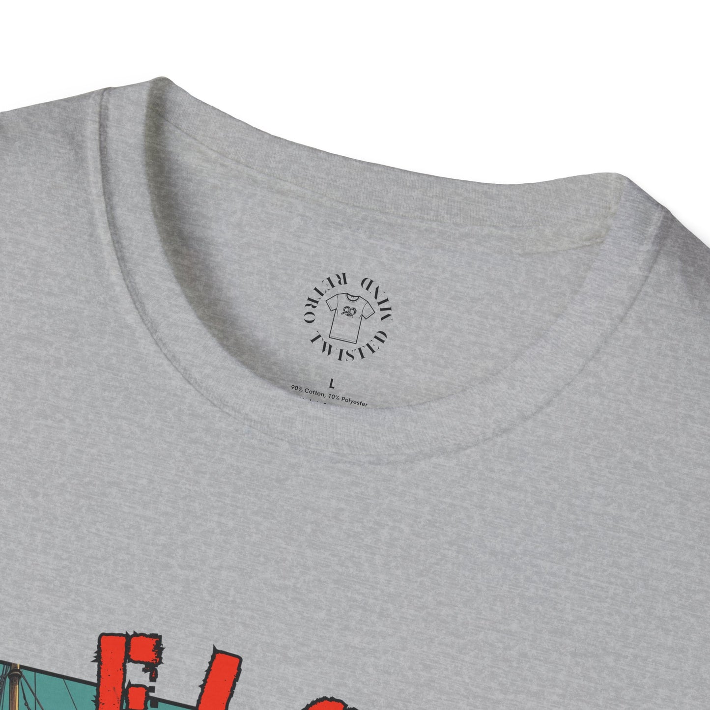 Florida Chill Unisex Softstyle T-Shirt | Vintage Beach Vibe Tee, manatee