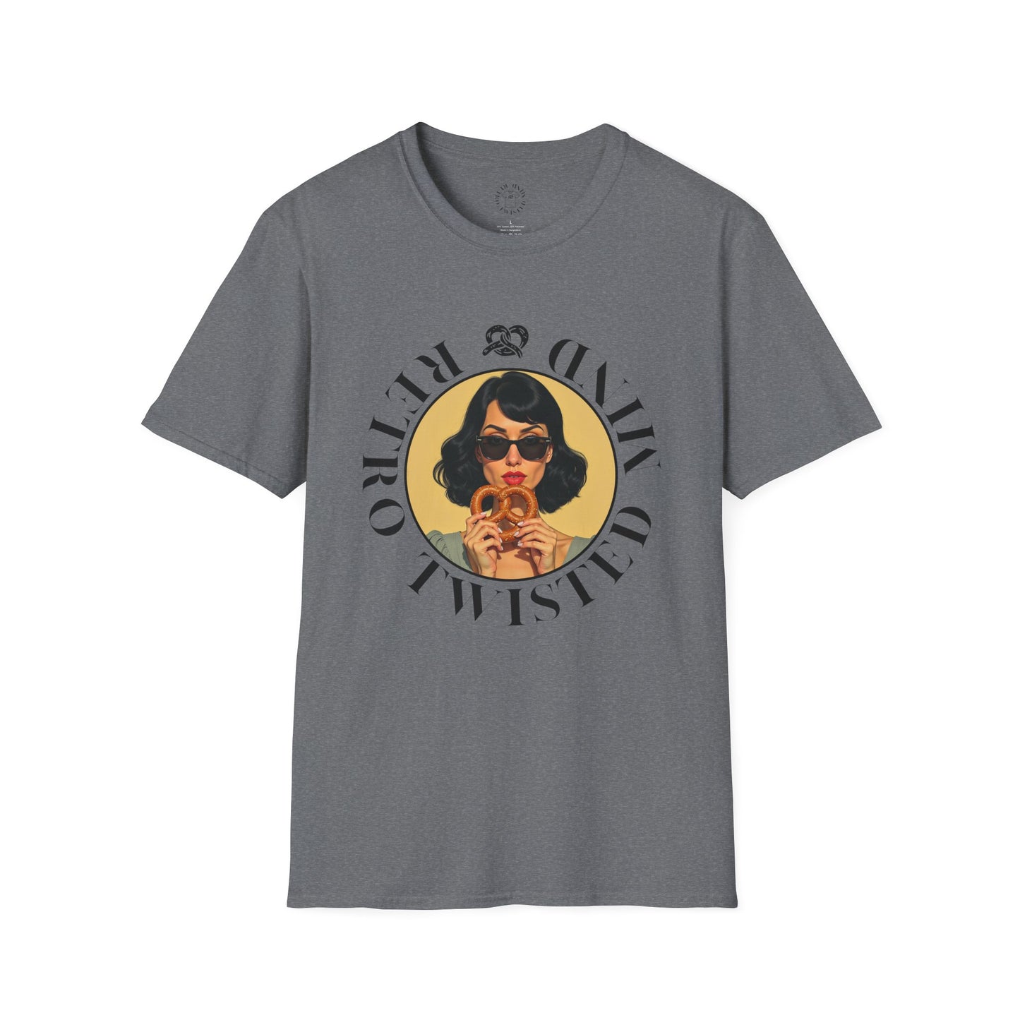 Twisted Mind, Unisex Softstyle T-Shirt - Retro Vibe Graphic Tee, twisted
