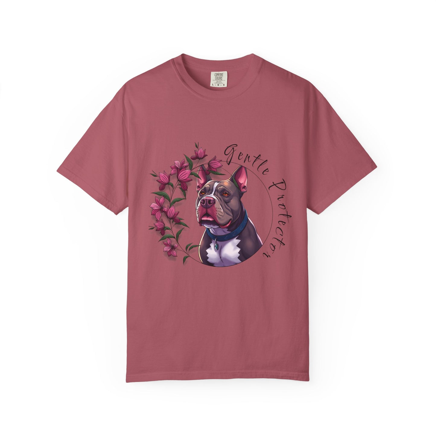 Gentle Protector Dog T-Shirt, Animal Lover Gift, Pet Memorial Tee, Casual Wear, Gift for Dog Owners, Nature T-Shirt