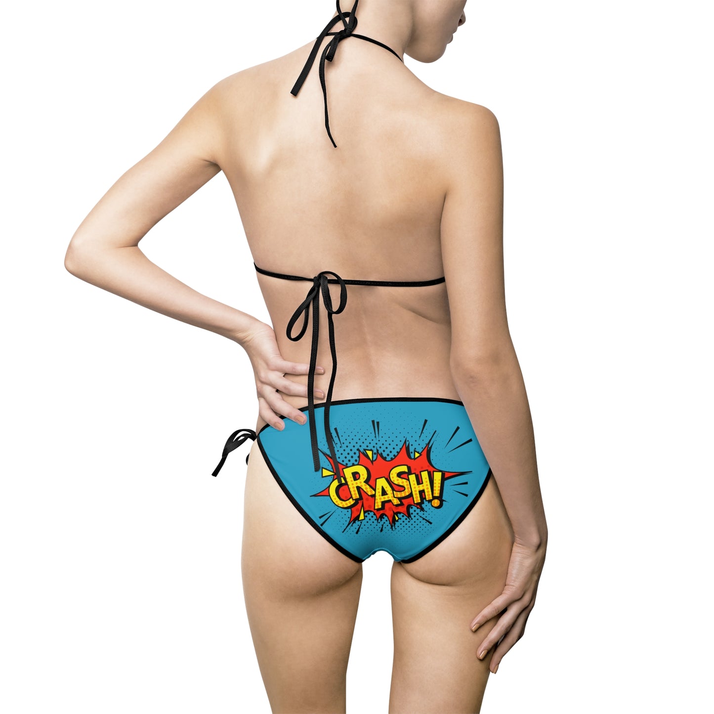 Bee-themed Women's Bikini Swimsuit - Fun Summer Swimwear