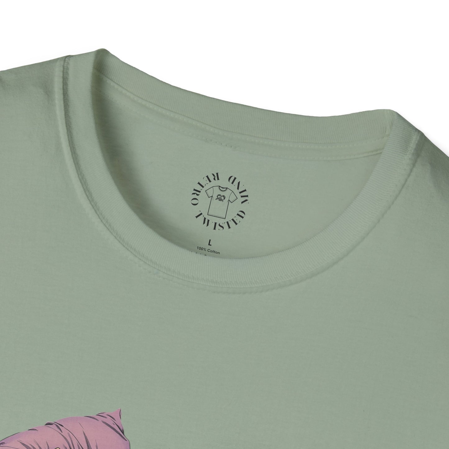 Follow your dream,Go Back to Bed Unisex Softstyle T-Shirt - Sleepy Vibe Tee,