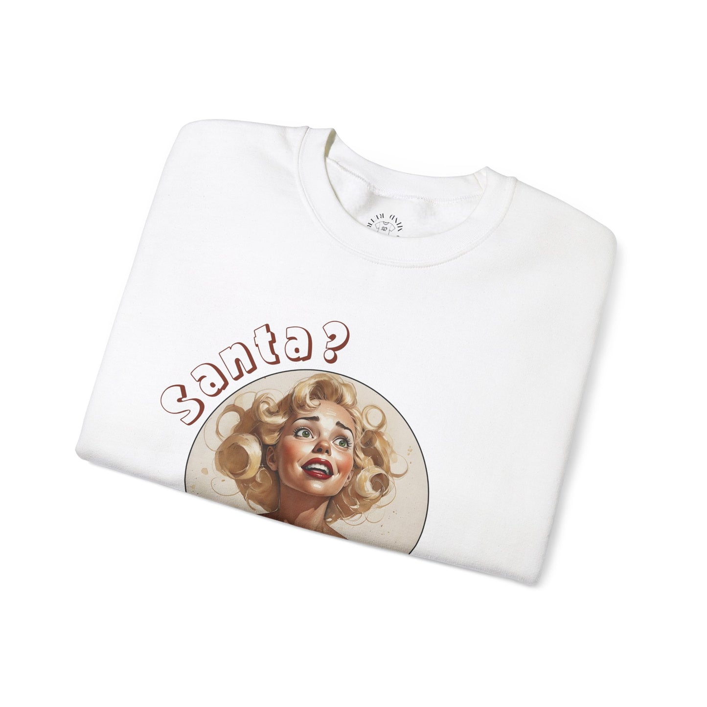Funny Cookie Lover Sweatshirt - Retro Design - Santa? Christmas