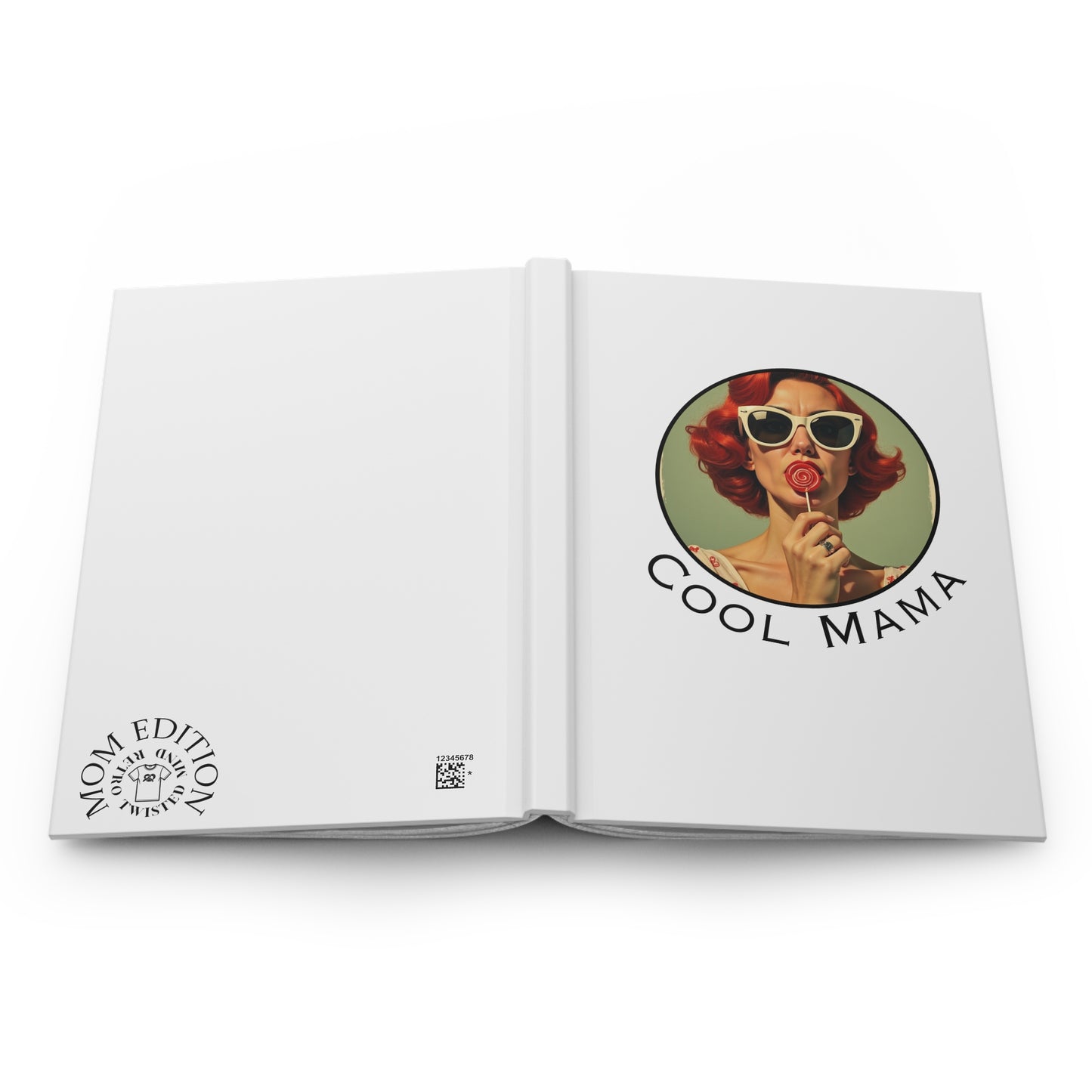 Cool Mama Hardcover Journal - Fun Gift for Moms, Creative Writing, Mom Edition, Keepsake Journal, Stylish Notebook