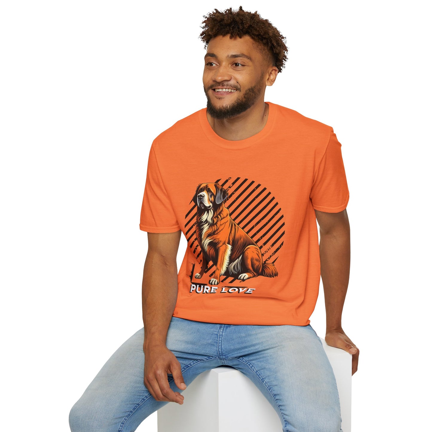Pure Love Dog T-Shirt - Unisex Softstyle Pet Lover Tee