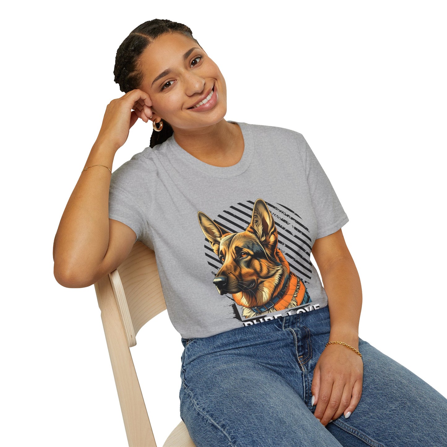 Pure Love Dog Graphic Unisex T-Shirt