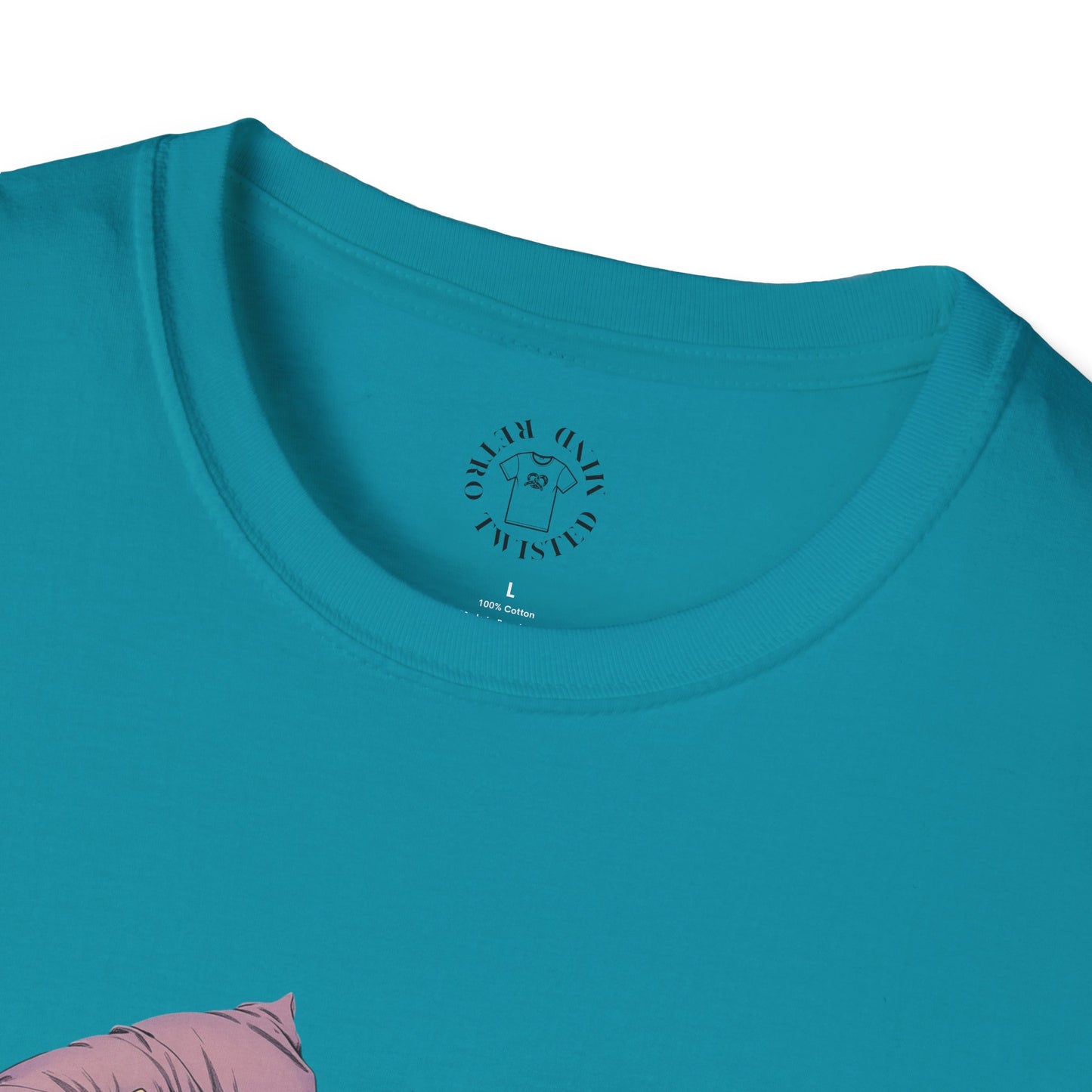 Follow your dream,Go Back to Bed Unisex Softstyle T-Shirt - Sleepy Vibe Tee,