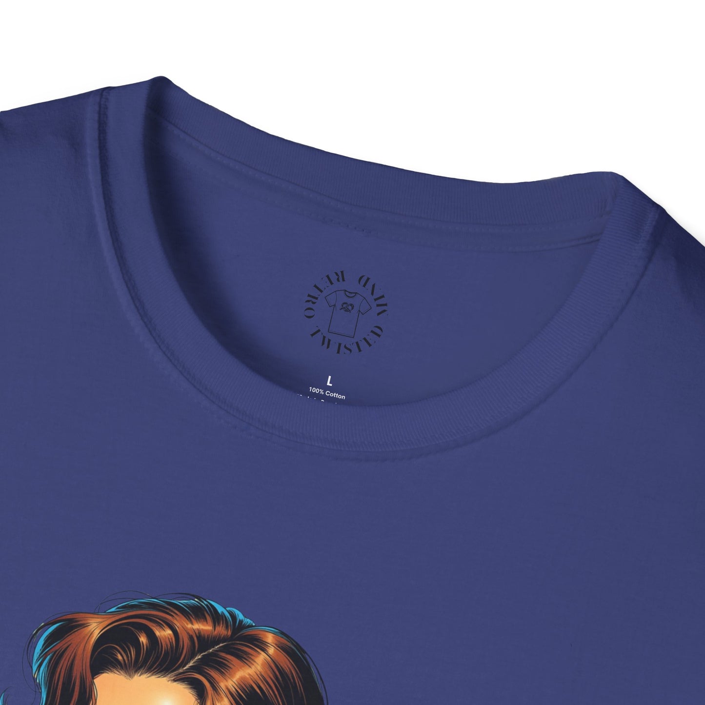 Retro Inspired 'Say Nothin' Unisex Softstyle T-Shirt,twisted