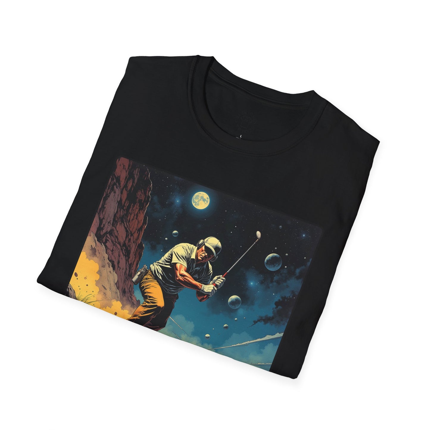 My Game, My Rules Unisex Softstyle T-Shirt - Retro Space Design, golf ,sport