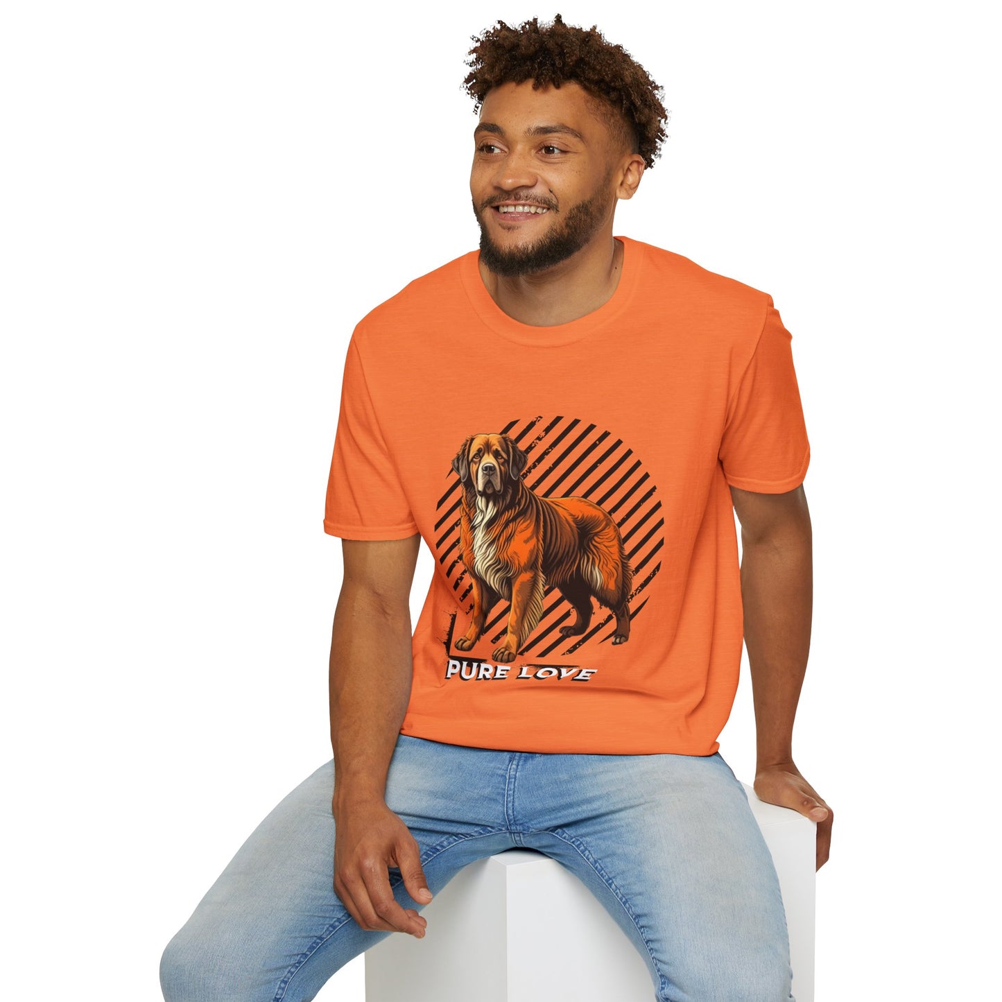 Pure Love Dog Unisex Softstyle T-Shirt - Perfect Gift for Pet Lovers