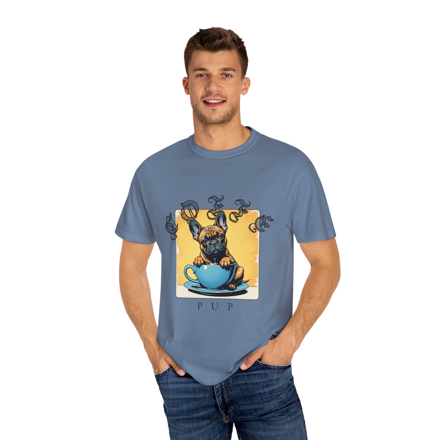 Playful Pup Unisex Garment-Dyed T-Shirt