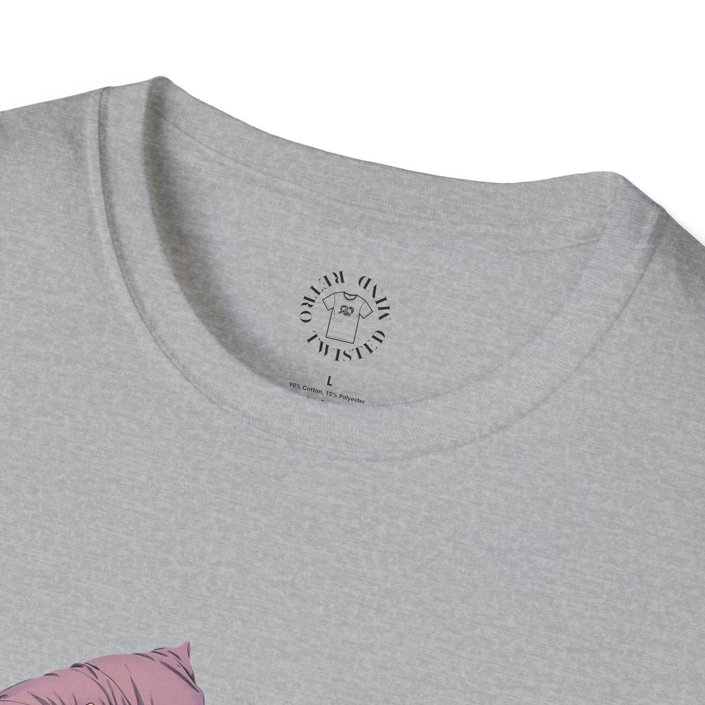 Follow your dream,Go Back to Bed Unisex Softstyle T-Shirt - Sleepy Vibe Tee,