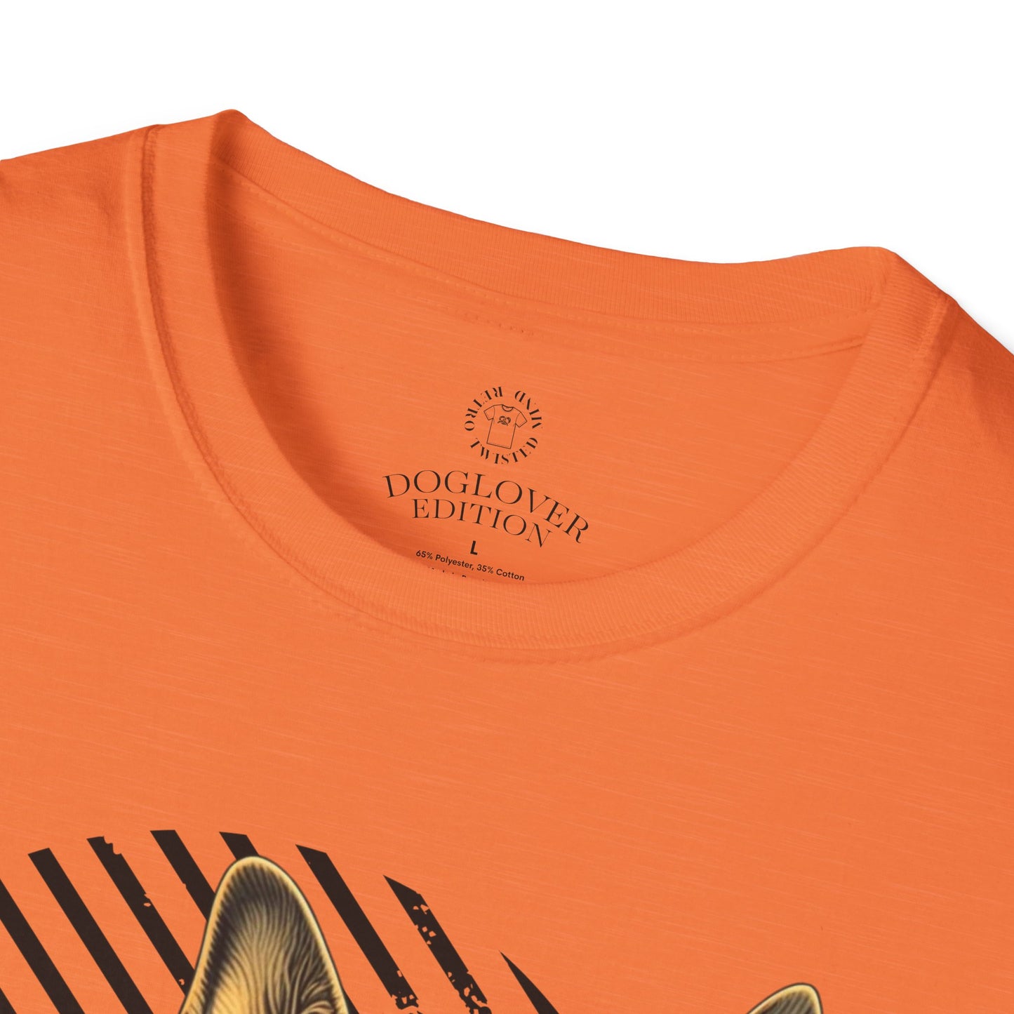 German Shepherd Pure Love Unisex Softstyle T-Shirt .dog