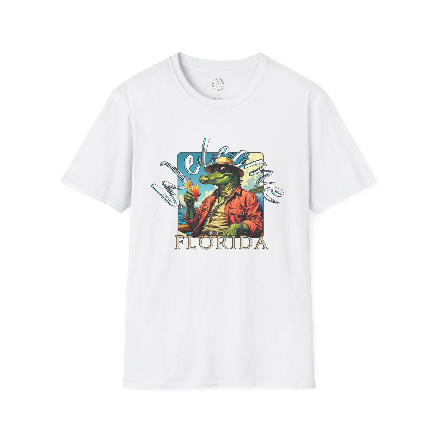 Welcome to Florida Graphic Unisex Softstyle T-Shirt, florida,gator