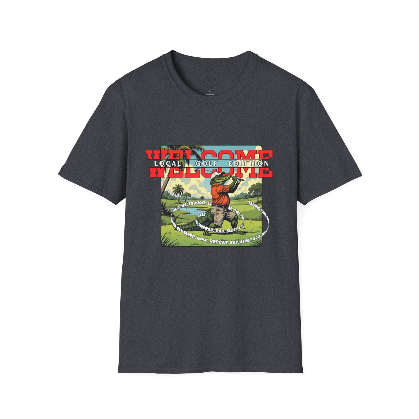 Welcome Local Golf Edition Unisex Softstyle T-Shirt,golf,sport,gator,florida