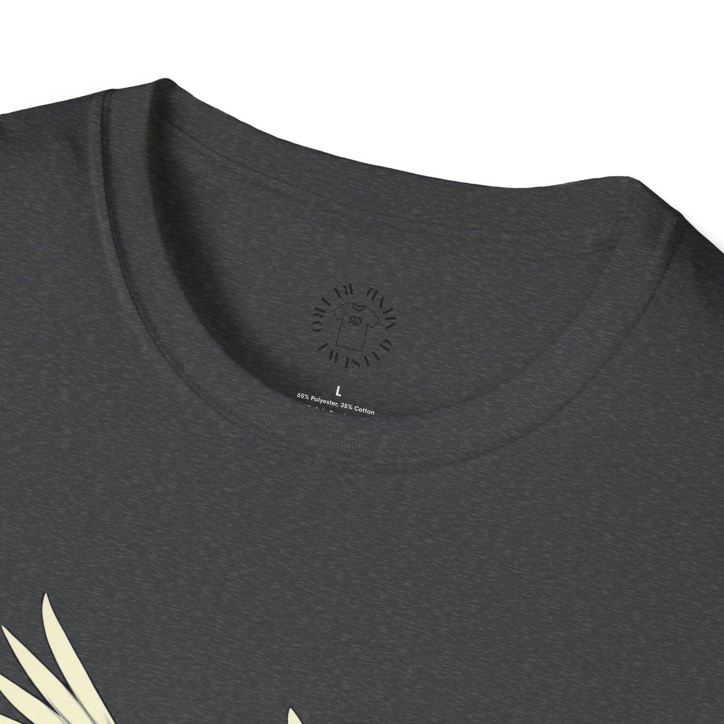 Hopeful Wings Unisex Softstyle T-Shirt - Inspirational Graphic Tee,dove,twisted