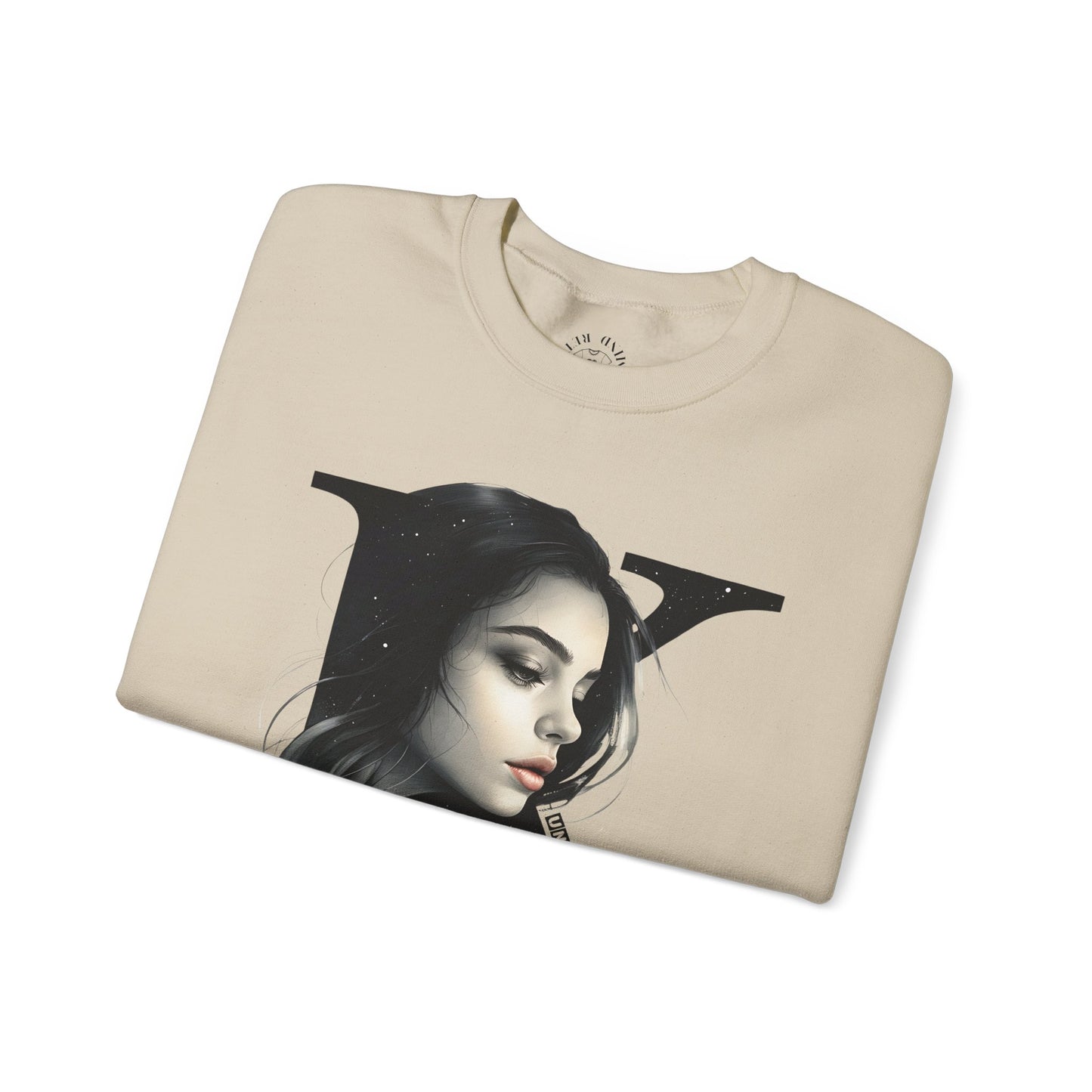 Letter K, Stylish Artistic Sweatshirt, Trendy Crewneck, Graphic Sweater, Cozy Unisex Top, Unique Gift for Art Lovers, Everyday Comfort