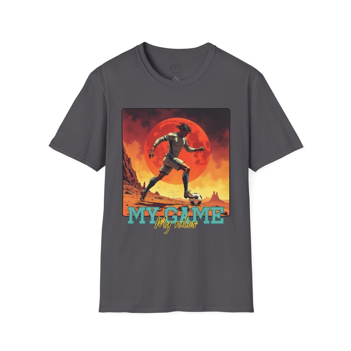 My Game My Rules Unisex Softstyle T-Shirt,soccer ,sport