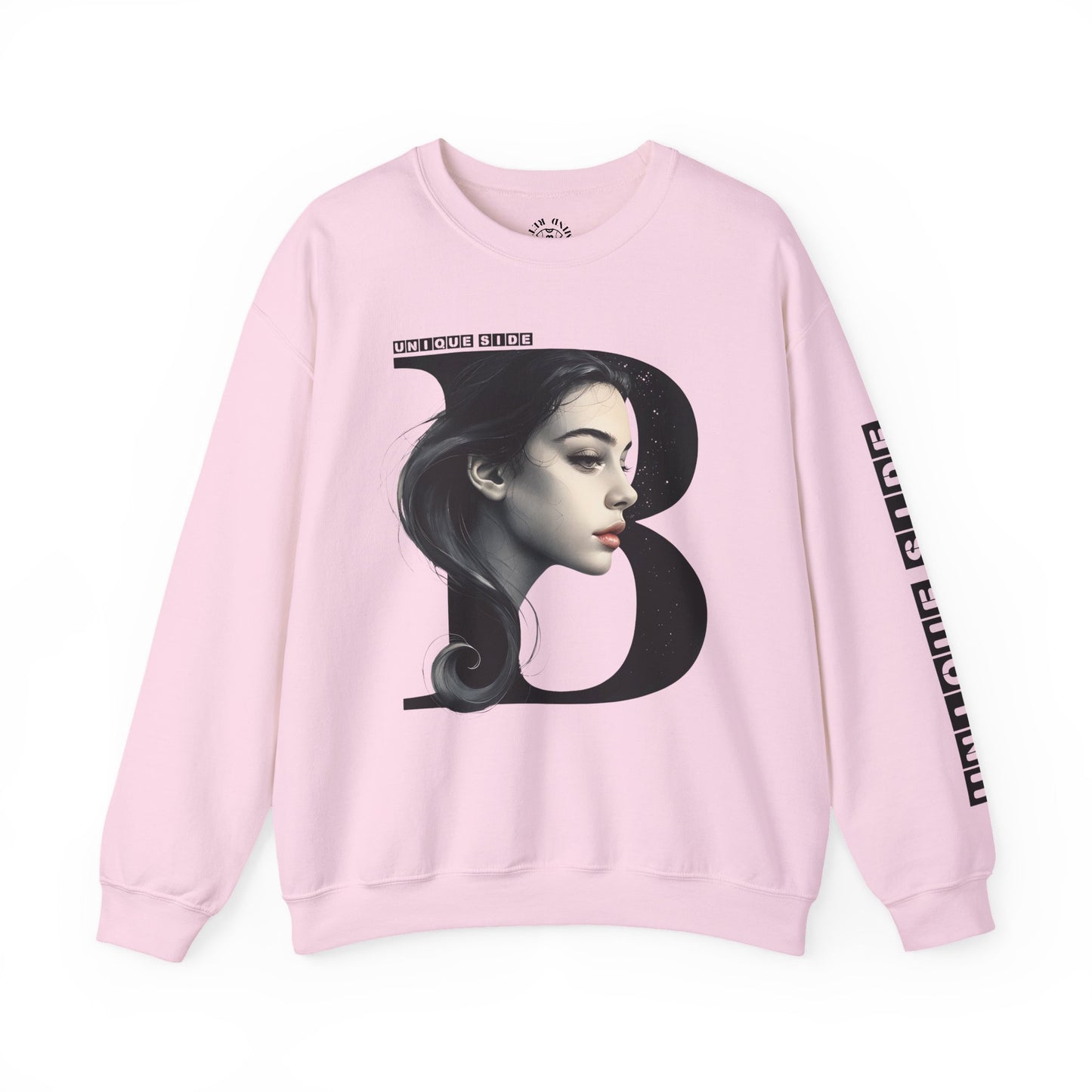 Letter B,Stylish Artistic Sweatshirt, Trendy Crewneck, Graphic Sweater, Cozy Unisex Top, Unique Gift for Art Lovers, Everyday Comfort