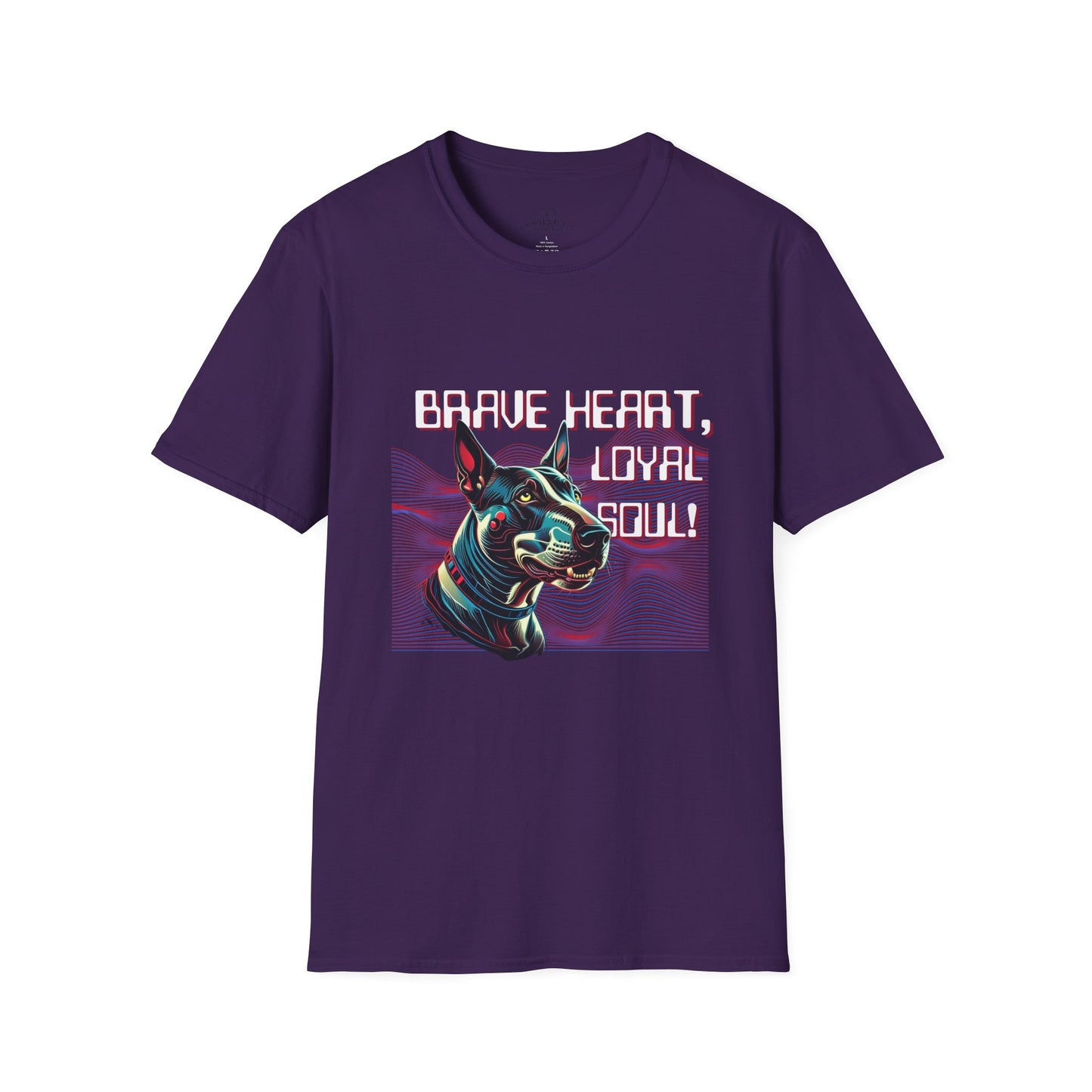 Brave Heart Loyal Soul Unisex T-Shirt - Inspirational Dog Lover Tee