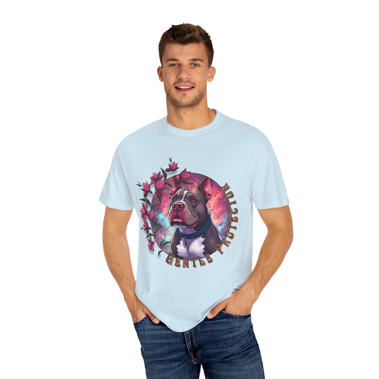 Gentle Protector T-shirt, Dog Lover Gift, Animal Rescue Tee, Pet Awareness Shirt, Mother's Day Present, Casual Everyday Wear