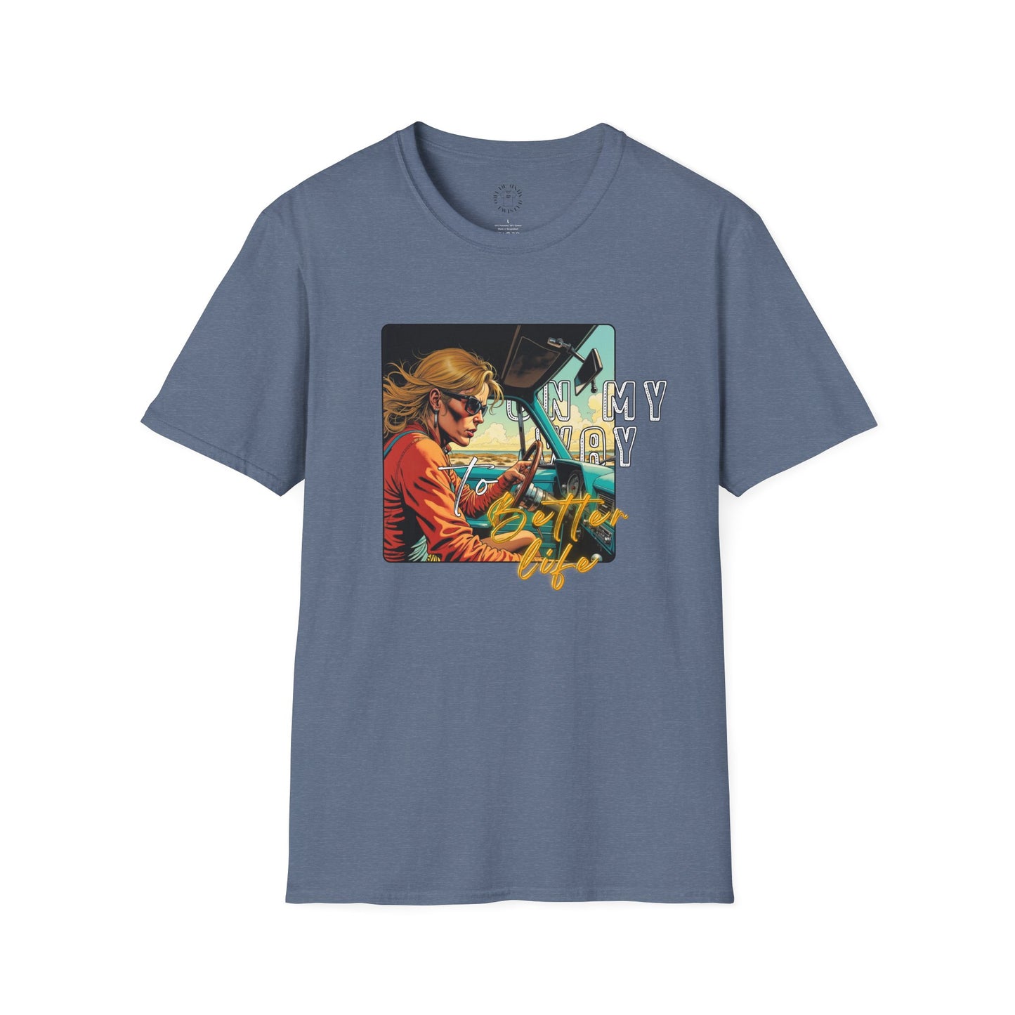 In My Element Graphic T-Shirt | Unisex Softstyle Tee,woman driving