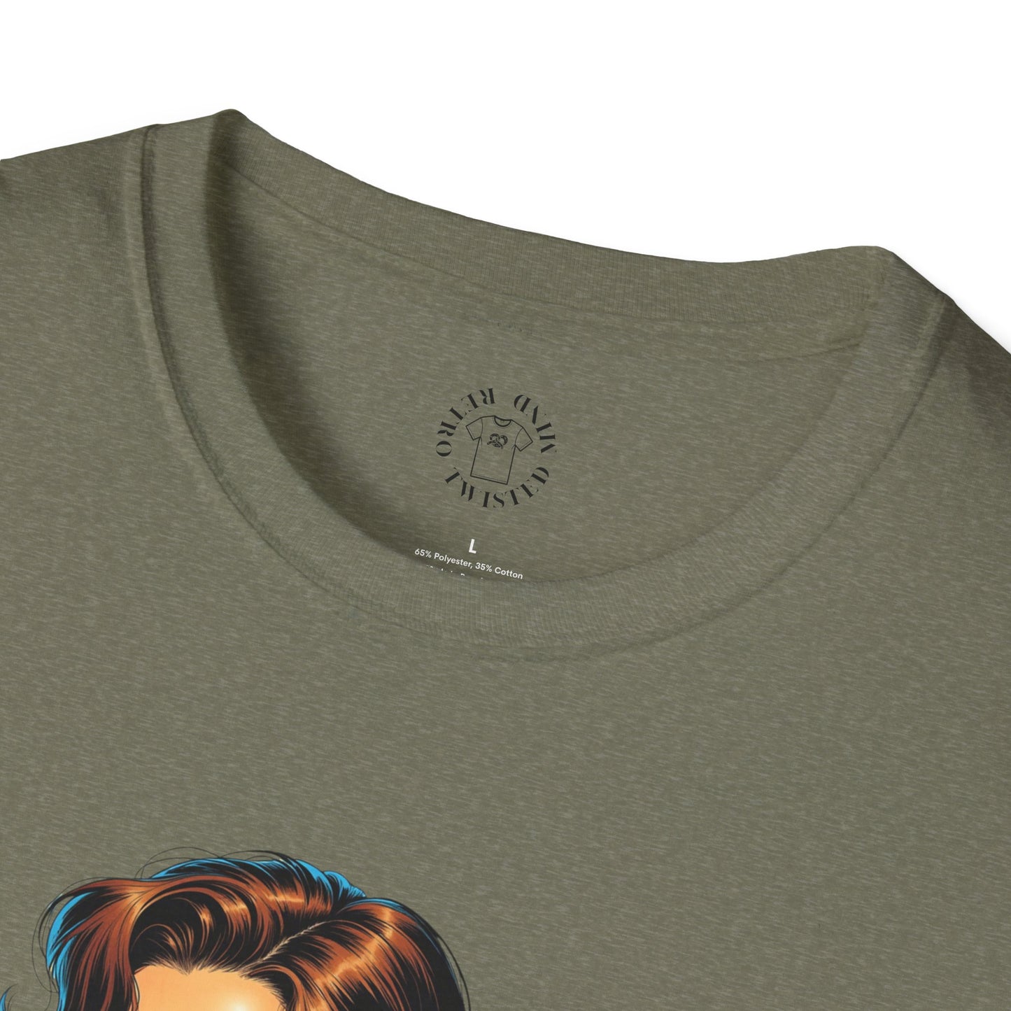 Retro Inspired 'Say Nothin' Unisex Softstyle T-Shirt,twisted