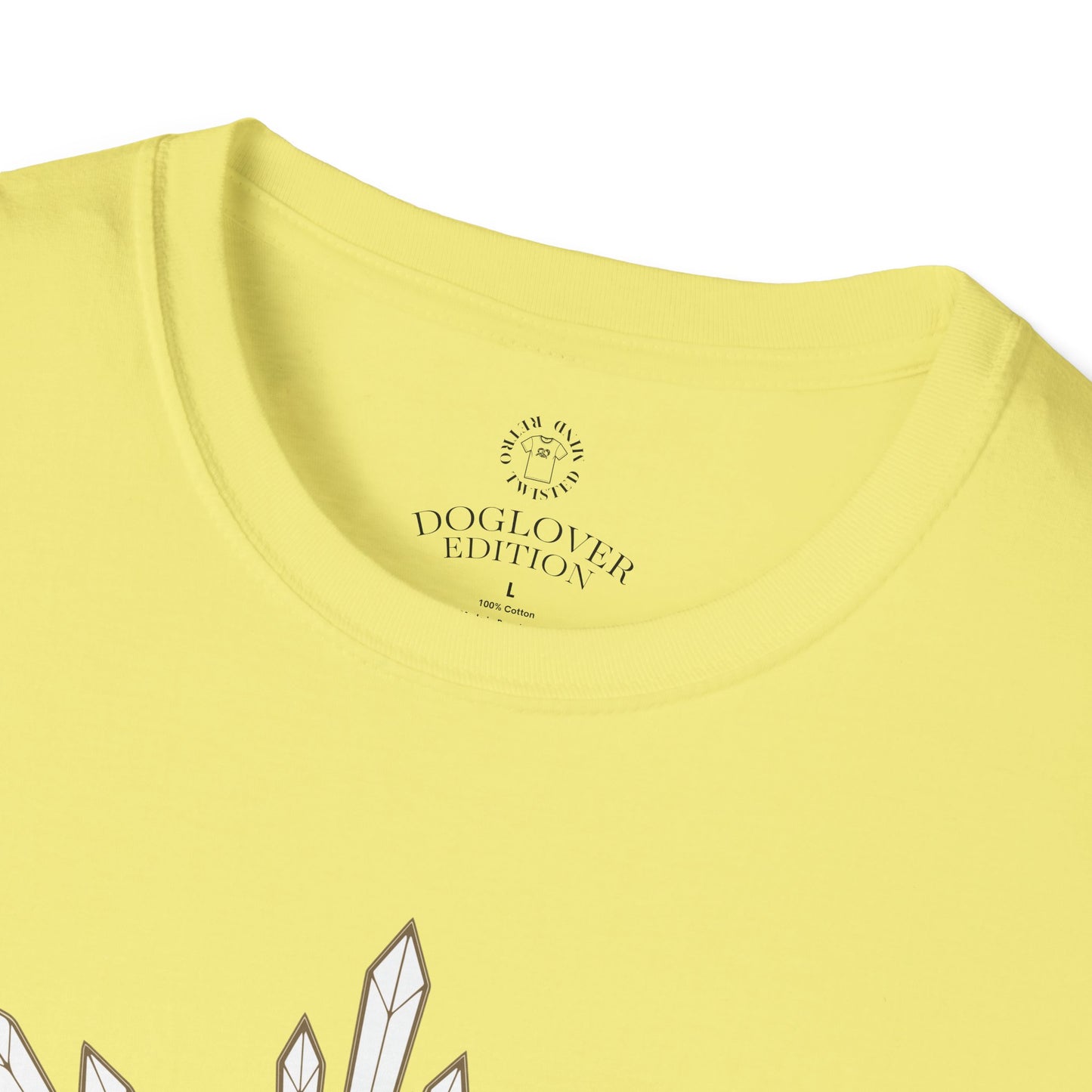 Golden Heart Dog Lover Unisex Softstyle T-Shirt