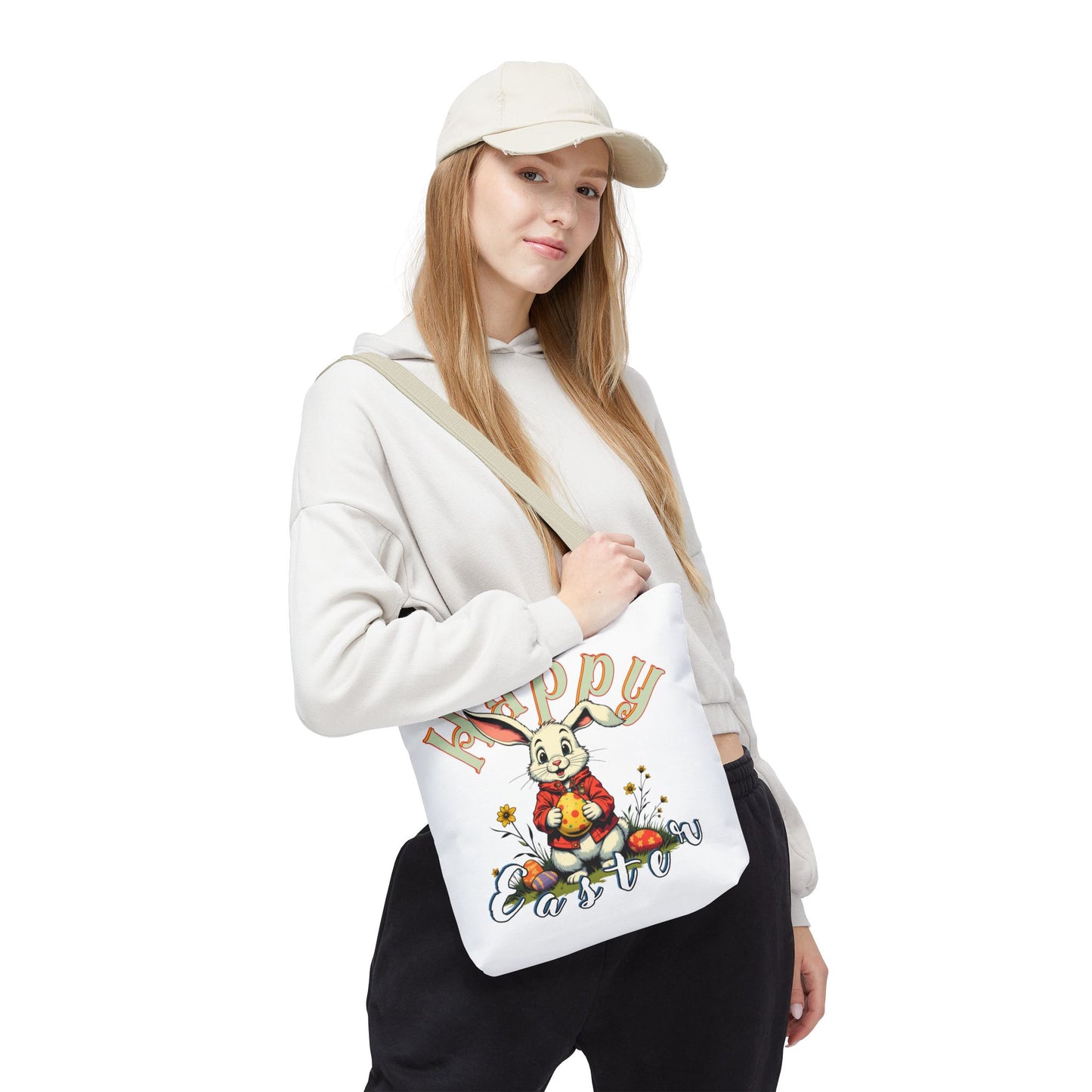 Easter Bunny Tote Bag - Celebrate Spring with Style, happe easter, bunny