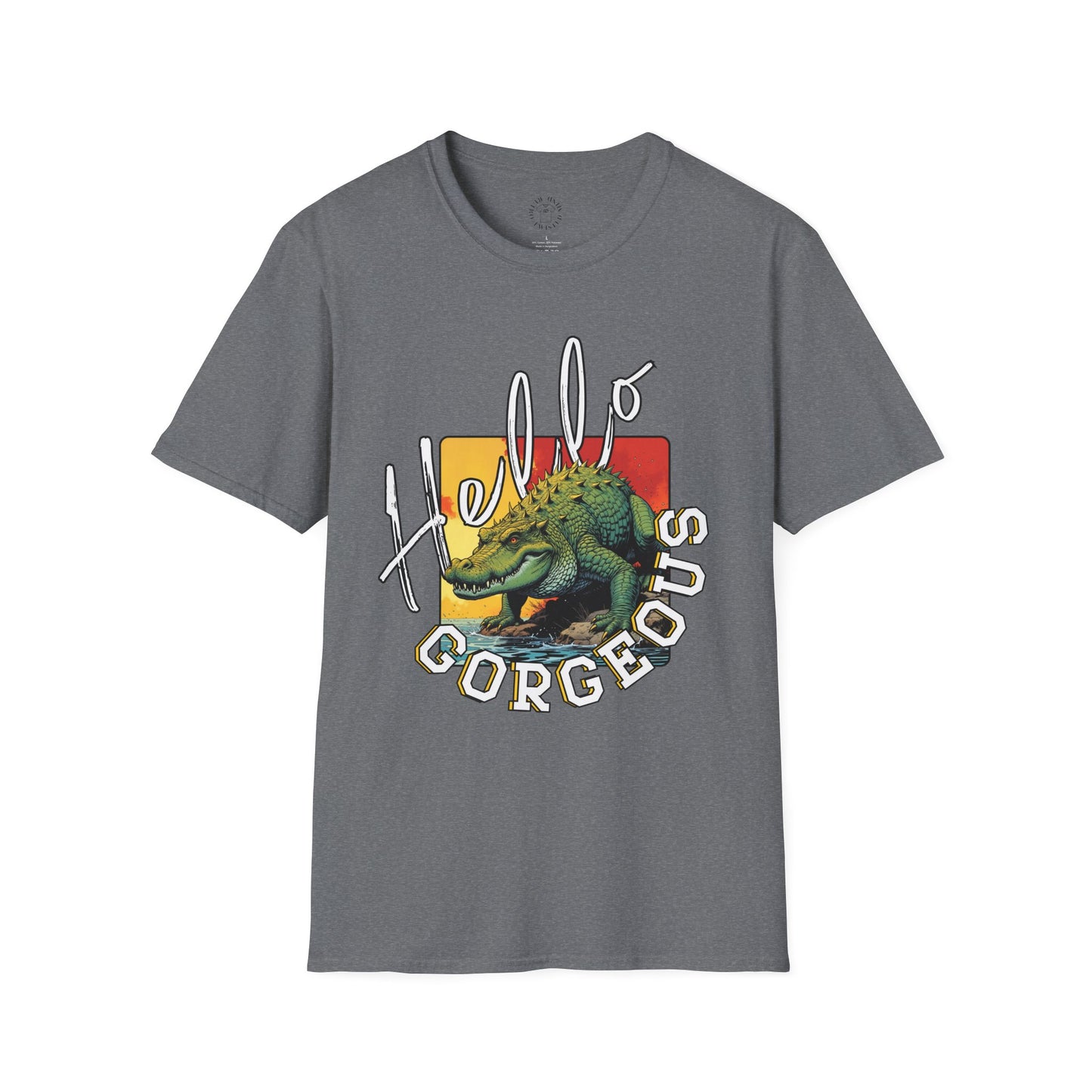 Hello Gorgeous Unisex Softstyle T-Shirt – Fun and Casual Graphic Tee,florida,gator,