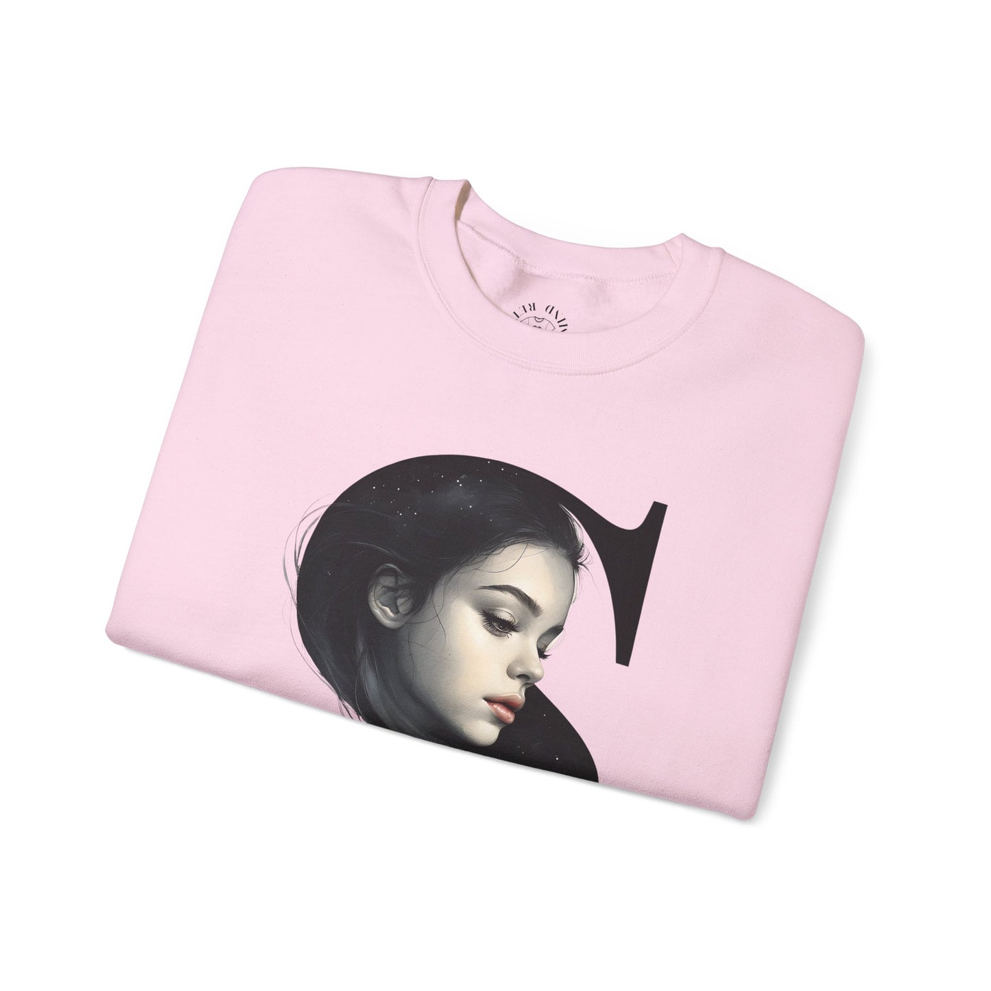 Letter S, Stylish Artistic Sweatshirt, Trendy Crewneck, Graphic Sweater, Cozy Unisex Top, Unique Gift for Art Lovers, Everyday Comfort